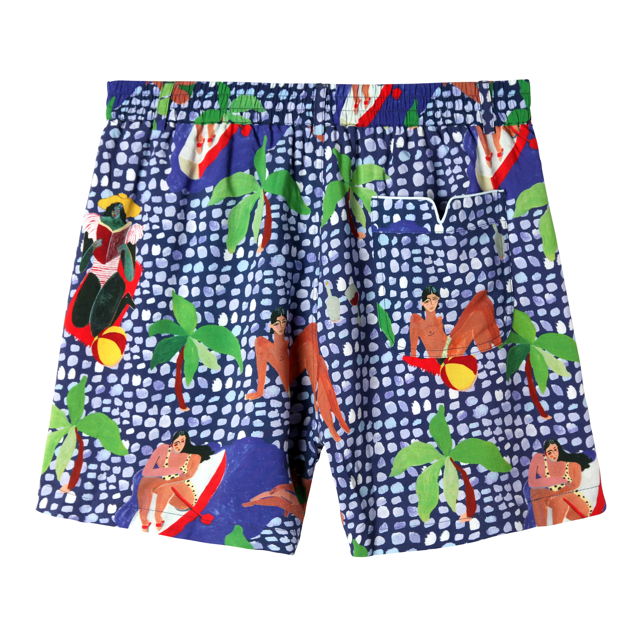 Ana Leovy x Tombolo Shorts (Blue) - Image 3