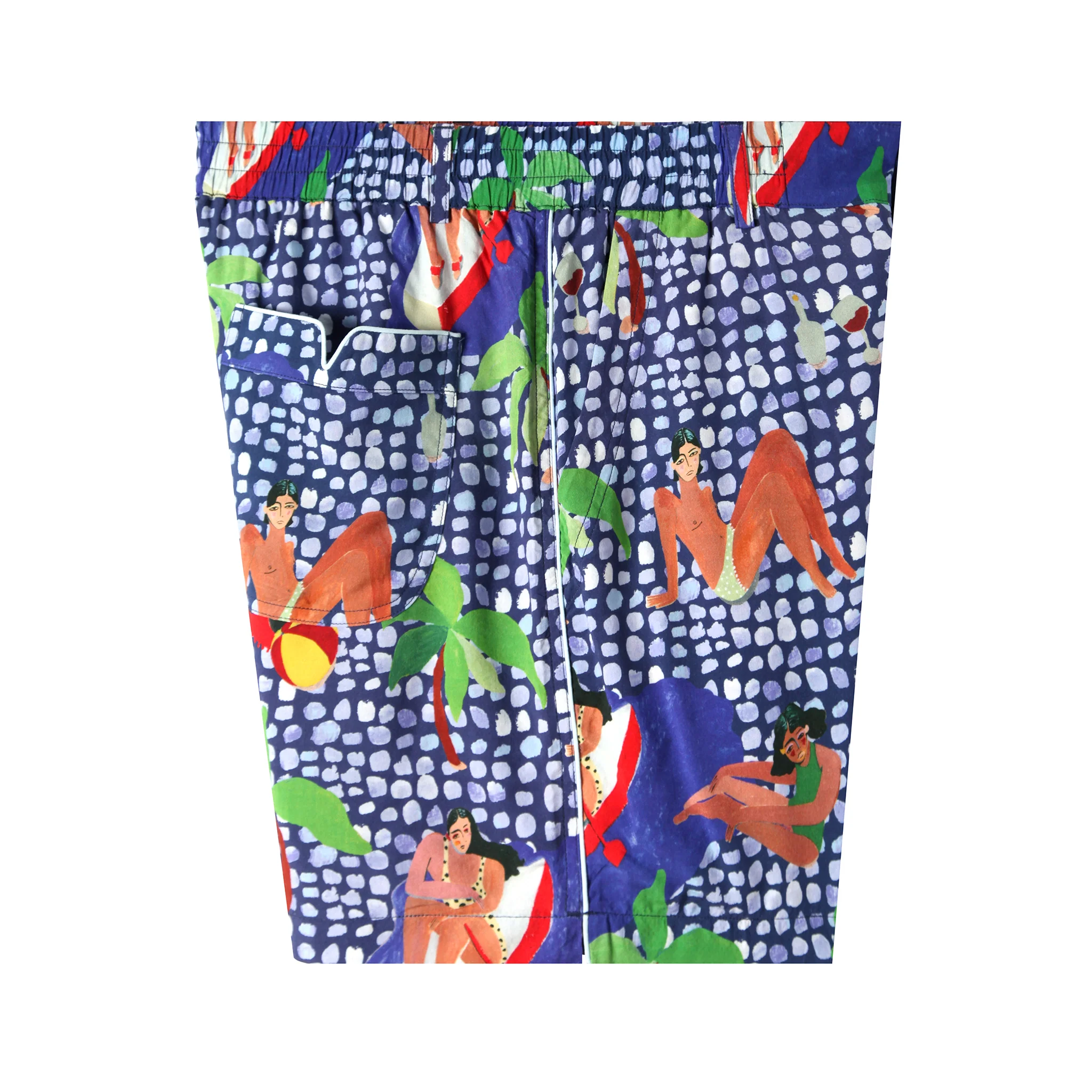 Ana Leovy x Tombolo Shorts (Blue) - Image 4