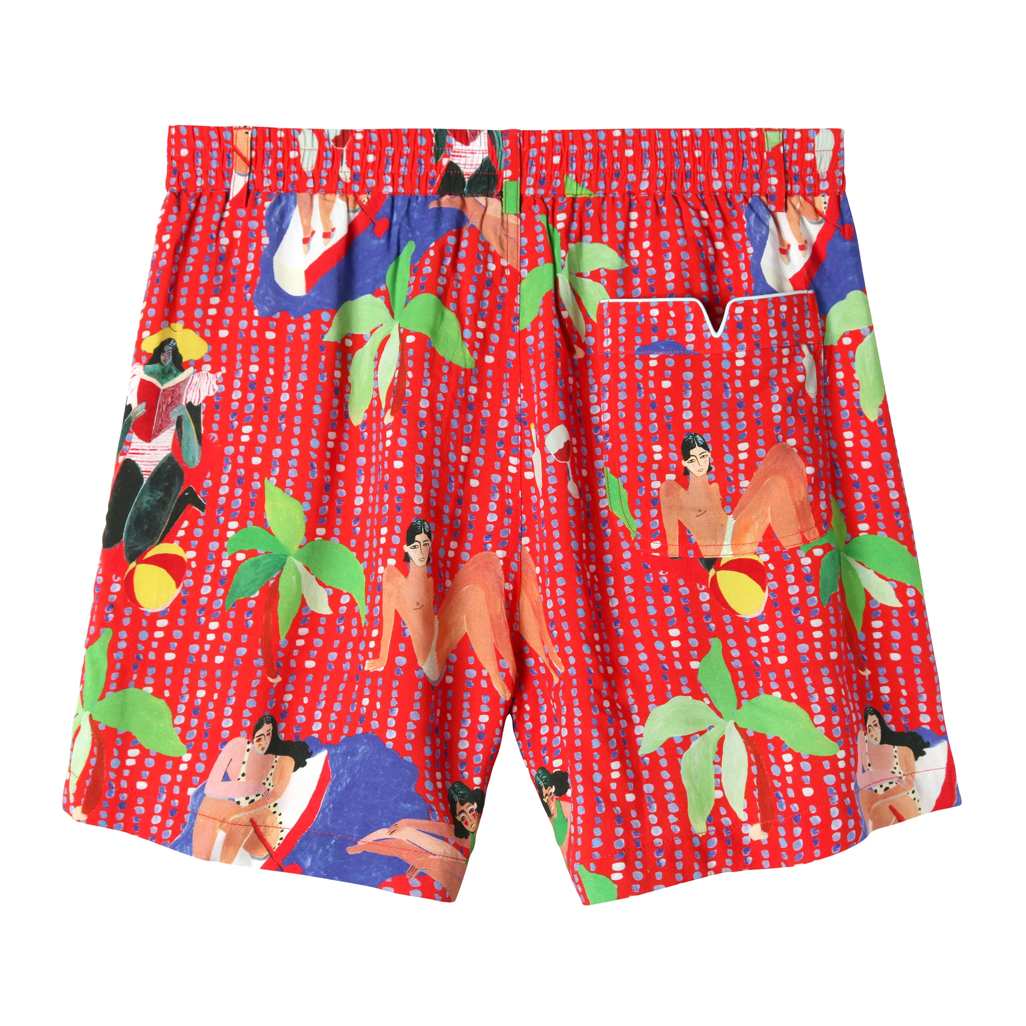 Ana Leovy x Tombolo Shorts (Red) - Image 3