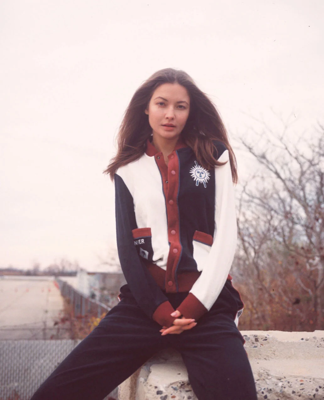 'Après Ski' Cabana Jacket (Navy) - Image 4