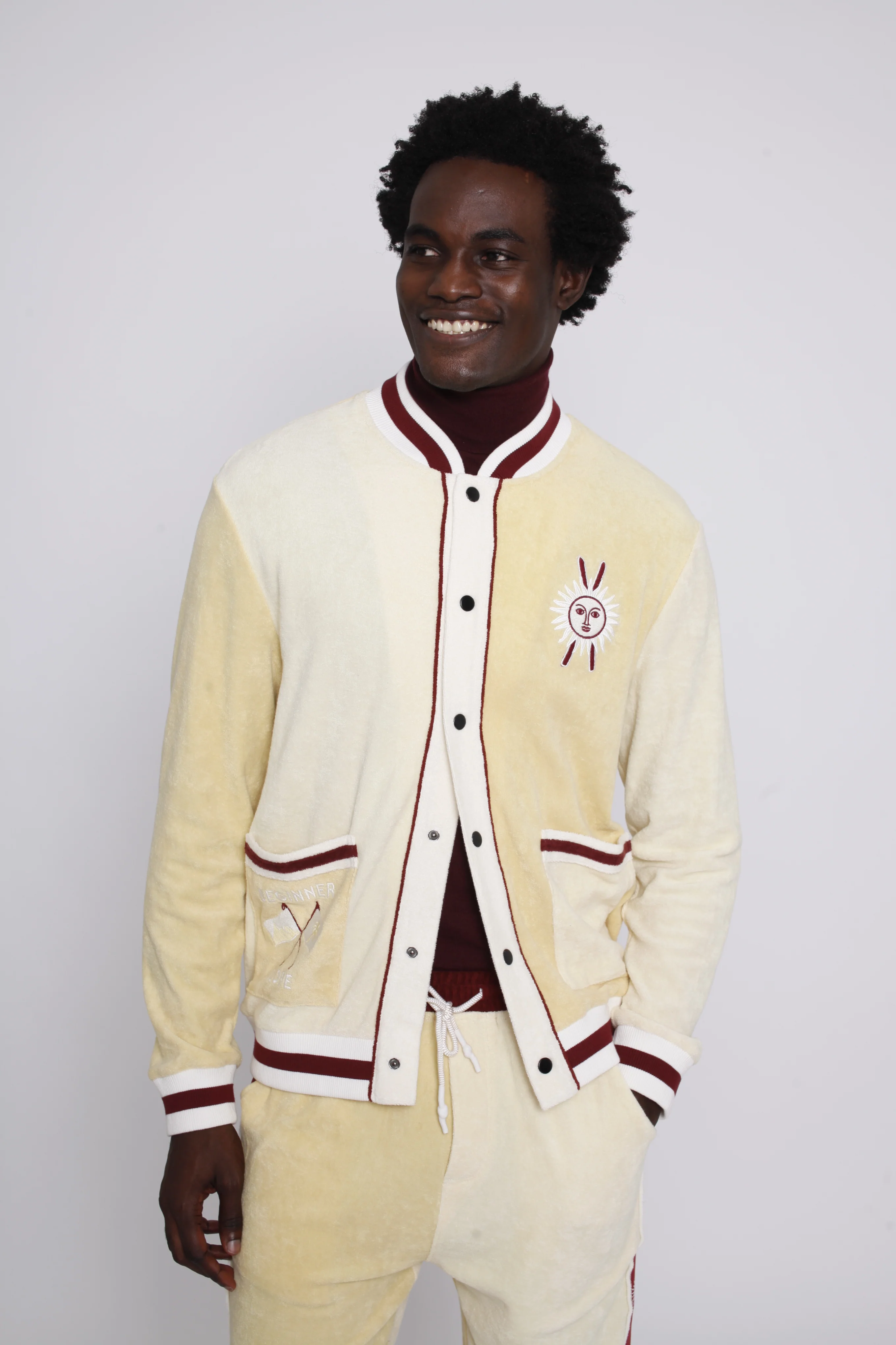 'Après Ski' Cabana Jacket (Yellow) - Image 2
