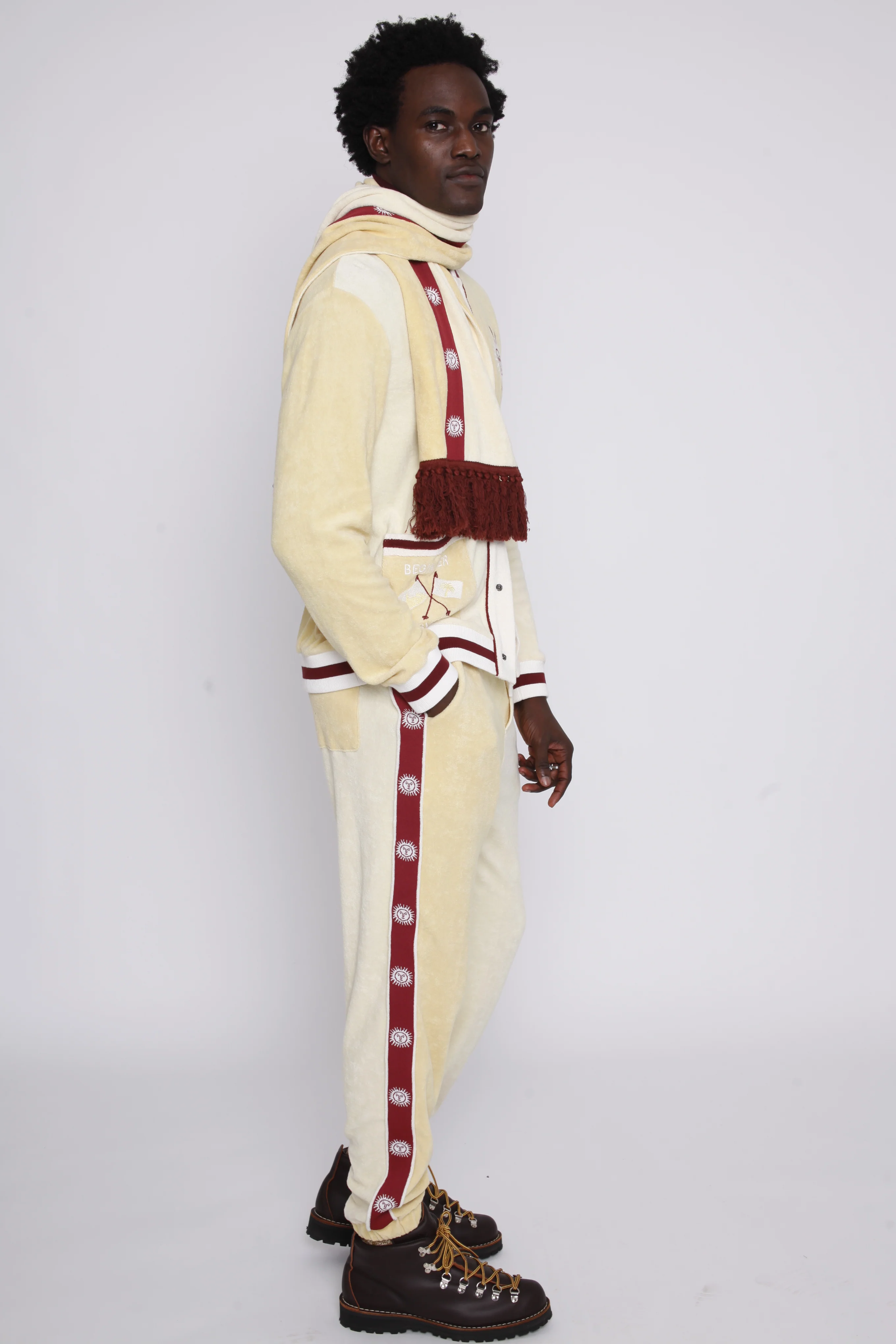 'Après Ski' Scarf (Yellow) - Image 3