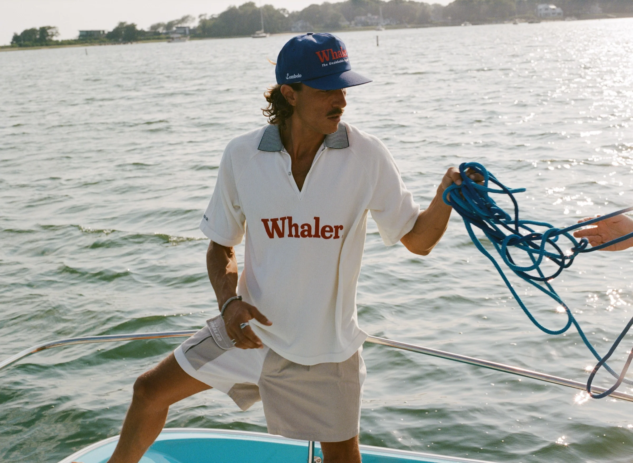 'Boston Whaler' Raglan Terry Polo - Image 7