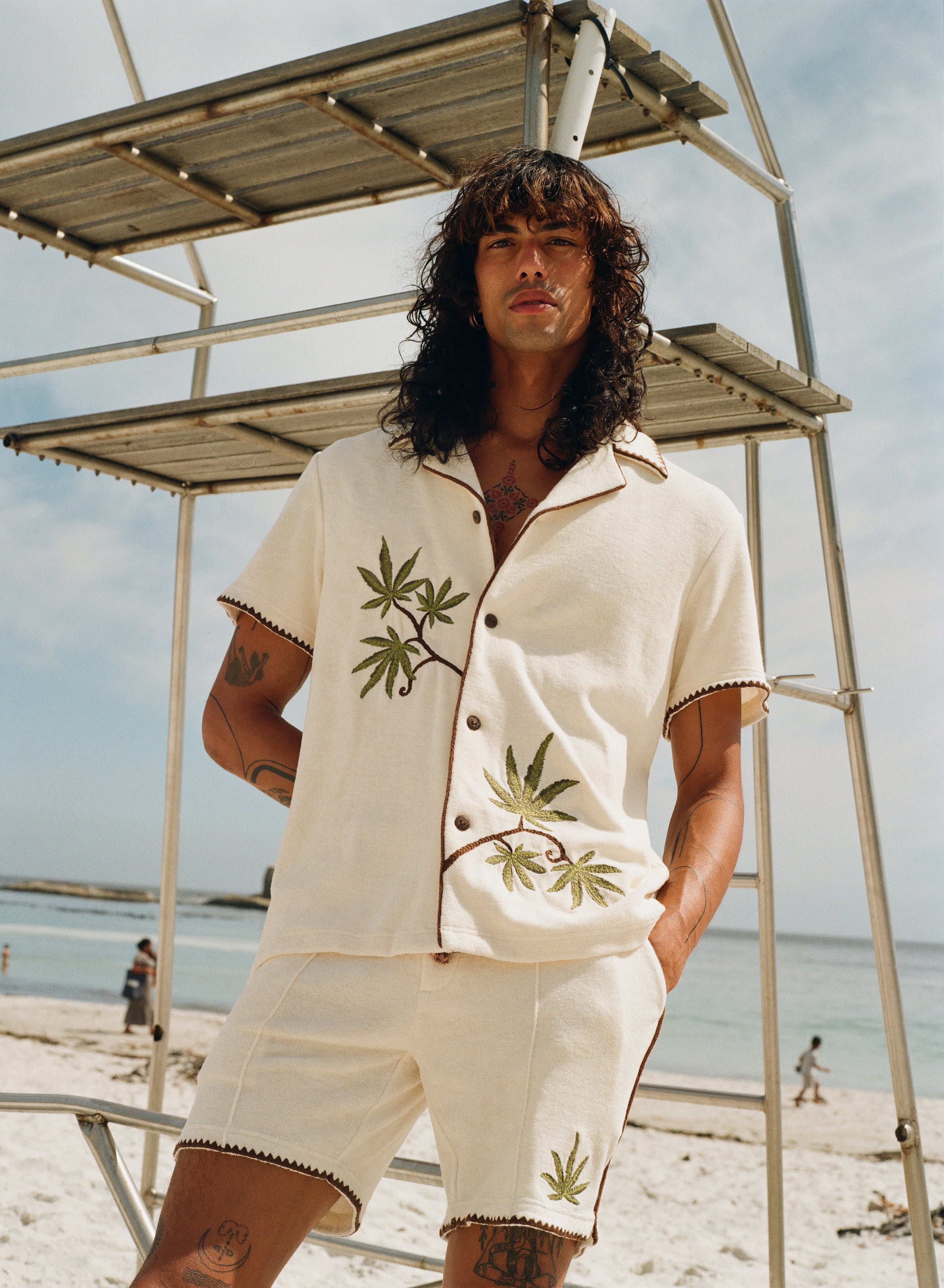 'Cabannabis' Cabana Shorts - Image 4
