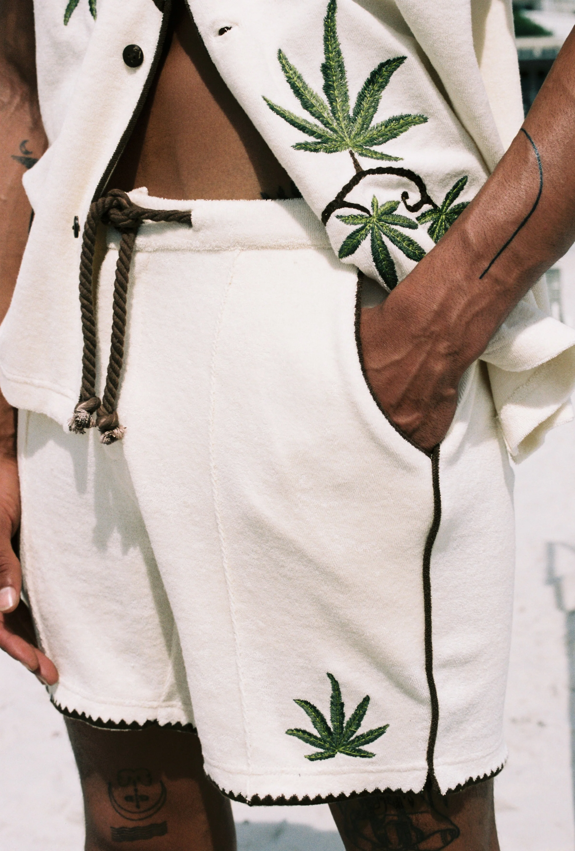 'Cabannabis' Cabana Shorts - Image 5