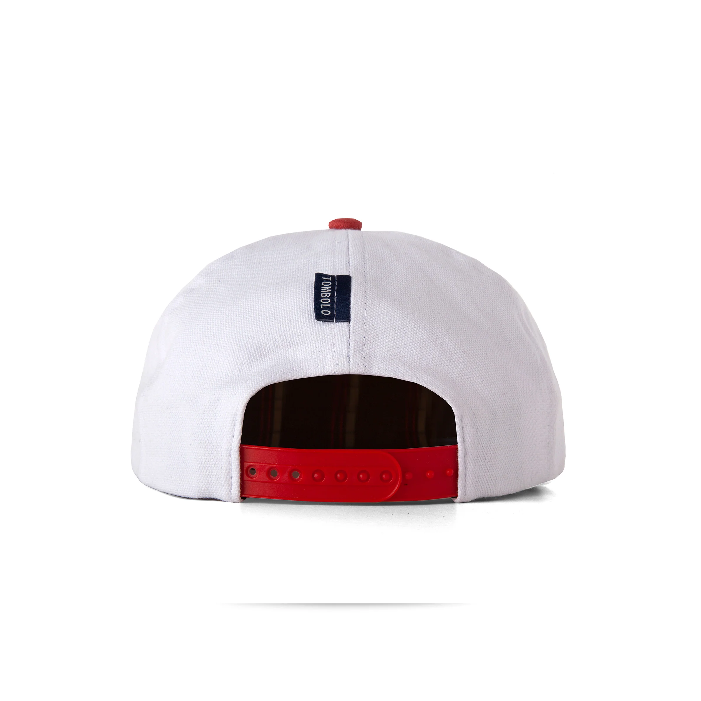 'Claws N' Roses' 7-Panel Souvenir Cap (White / Red) - Image 14