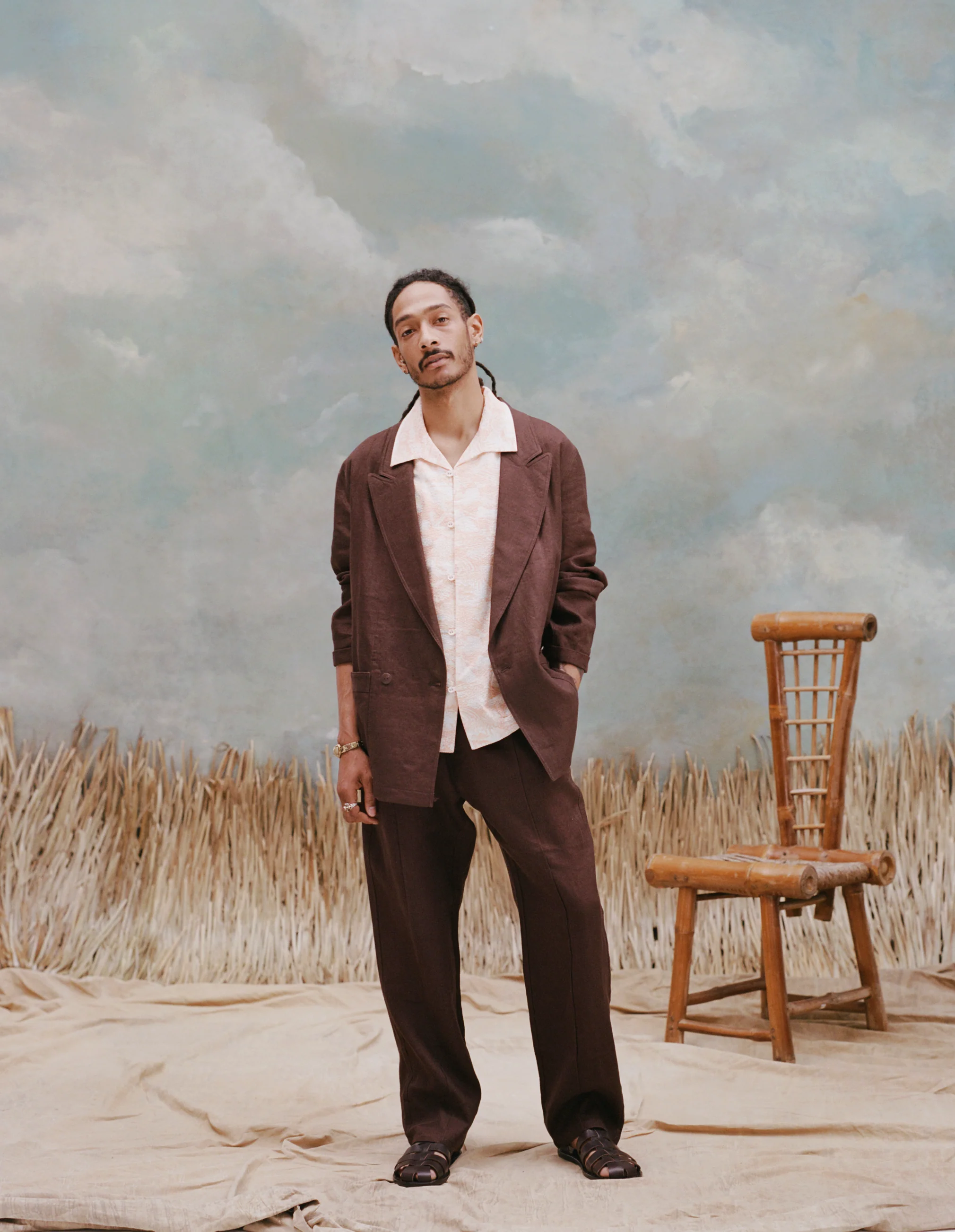 Easy-Going Jacket (Brown Linen) - Image 12