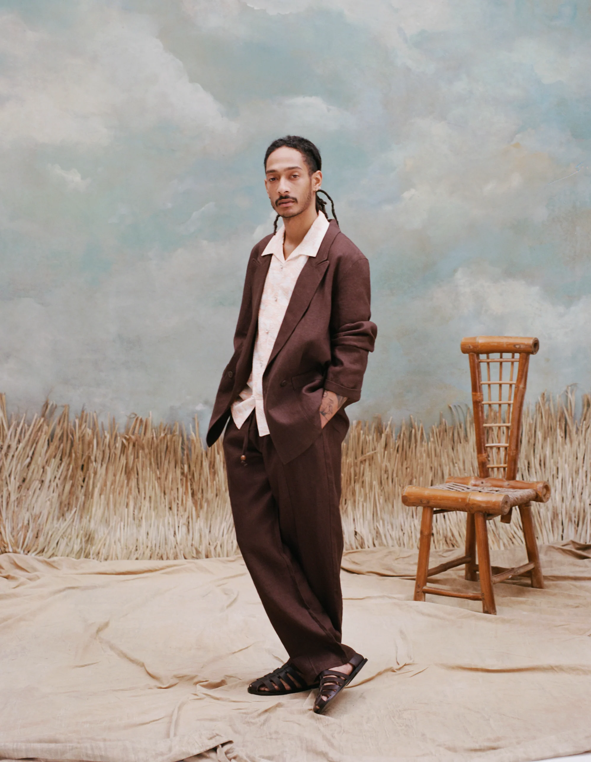 Easy-Going Jacket (Brown Linen) - Image 2