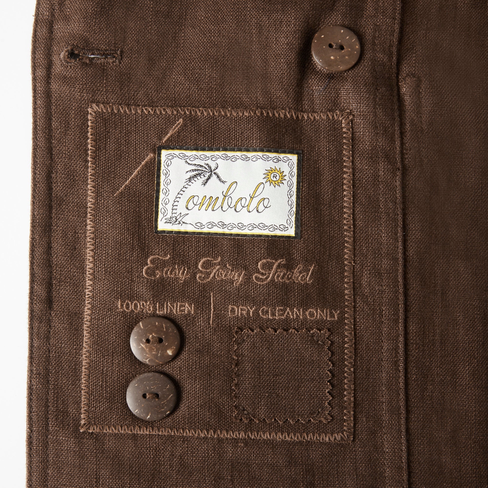 Easy-Going Jacket (Brown Linen) - Image 8