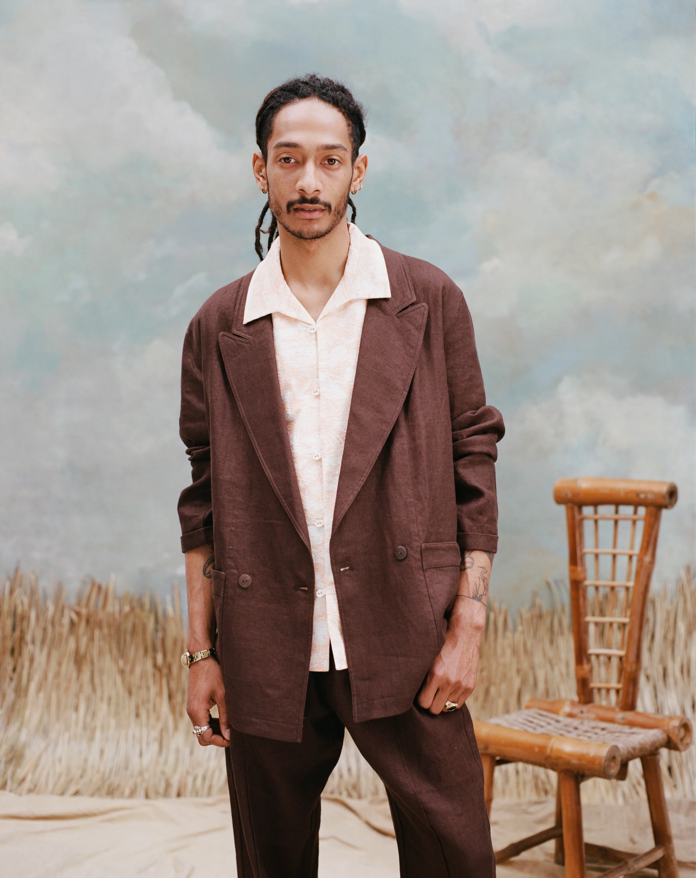 Easy-Going Jacket (Brown Linen) - Image 9
