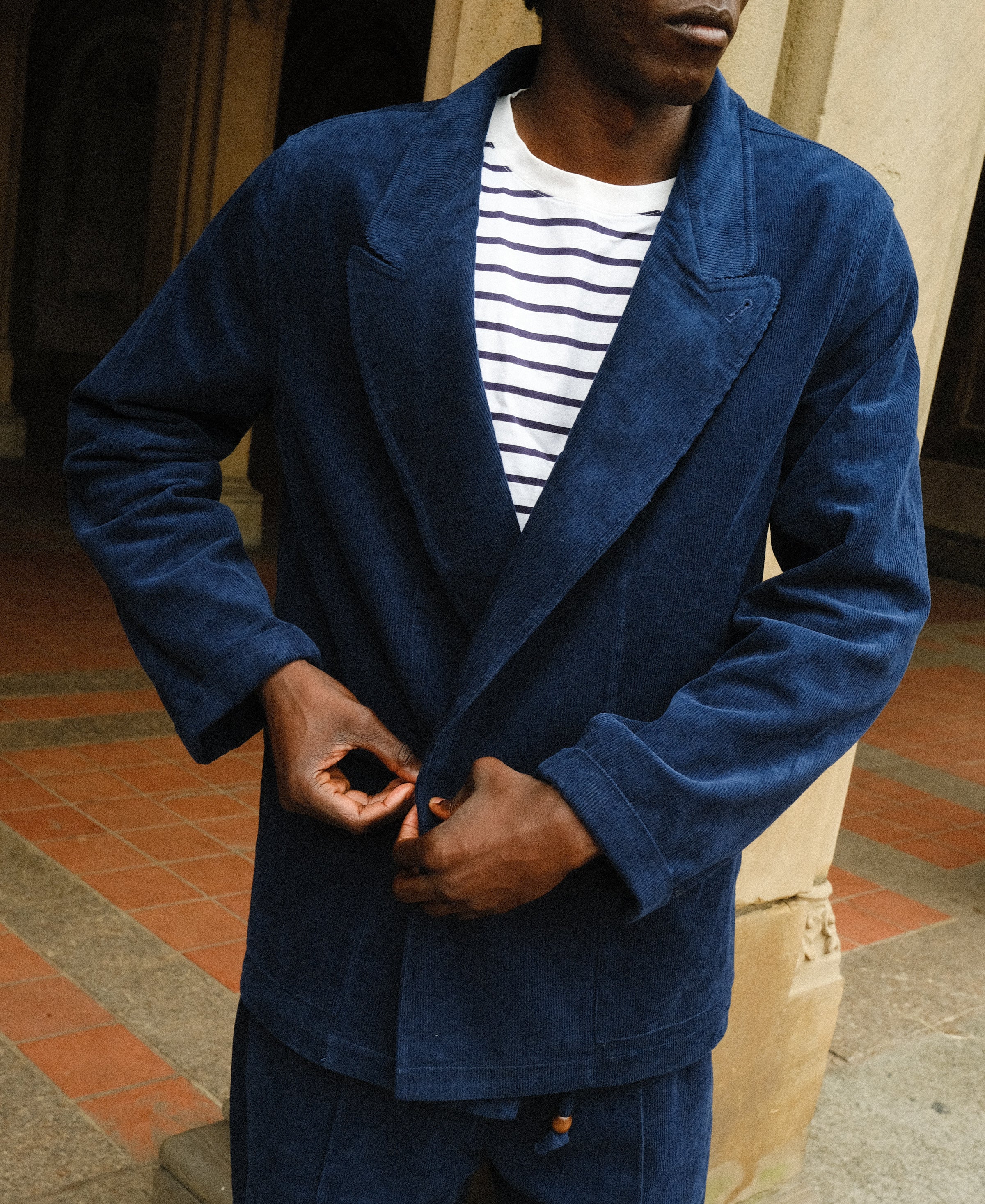Easy-Going Jacket (Navy Corduroy) - Image 11