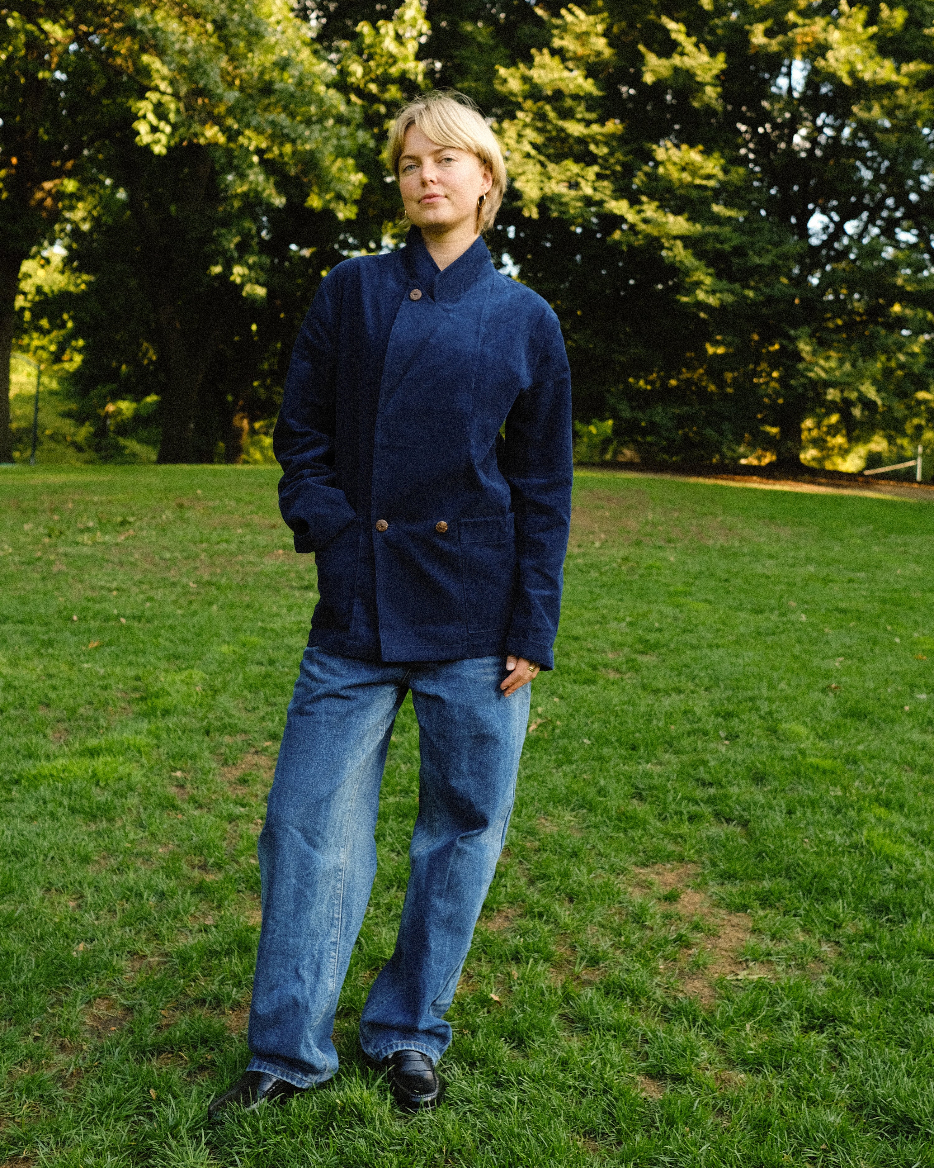 Easy-Going Jacket (Navy Corduroy) - Image 12