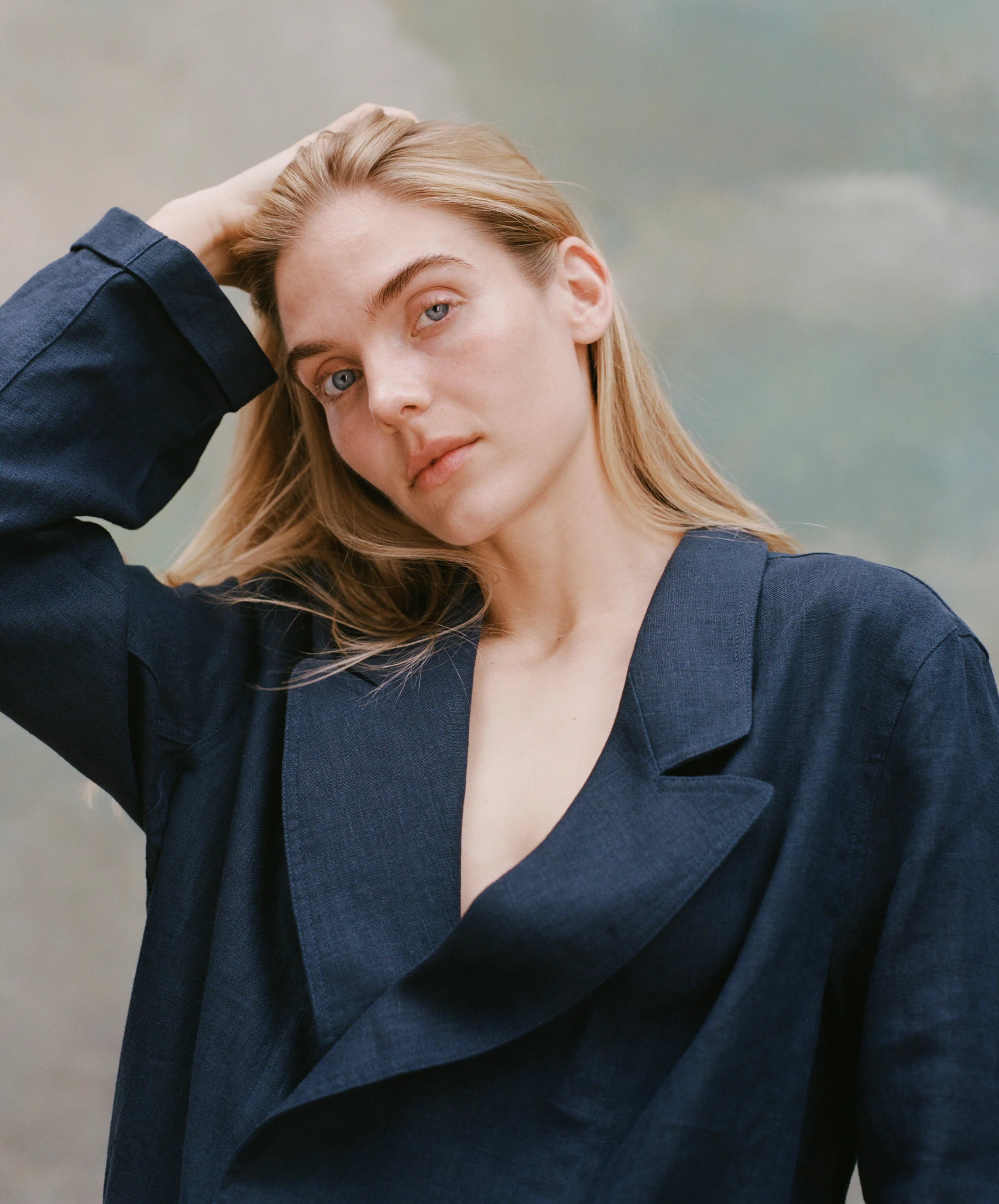 Easy-Going Jacket (Navy Linen) - Image 12