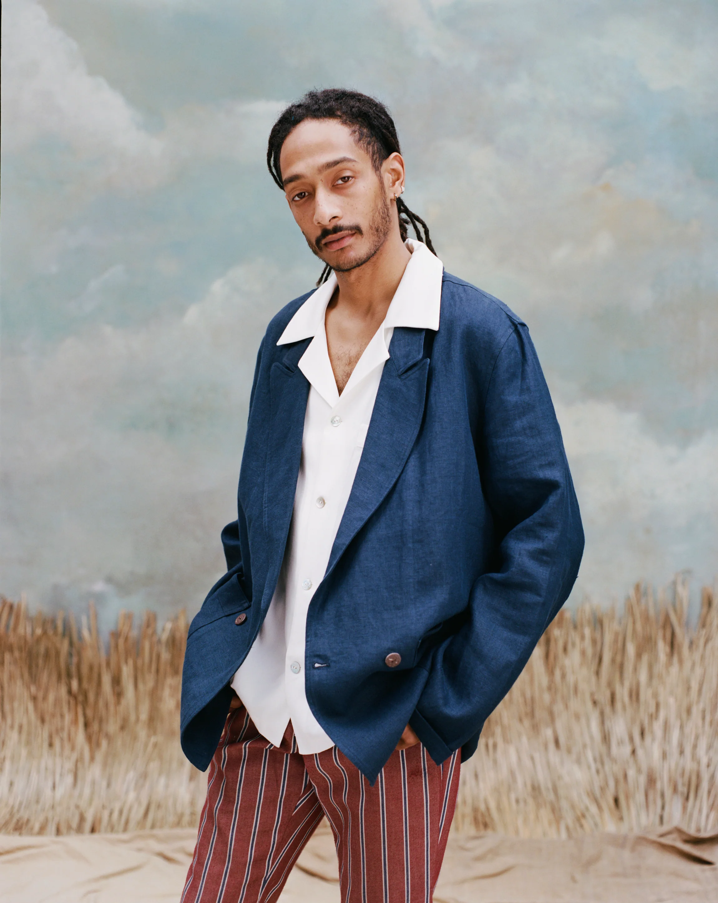 Easy-Going Jacket (Navy Linen) - Image 13