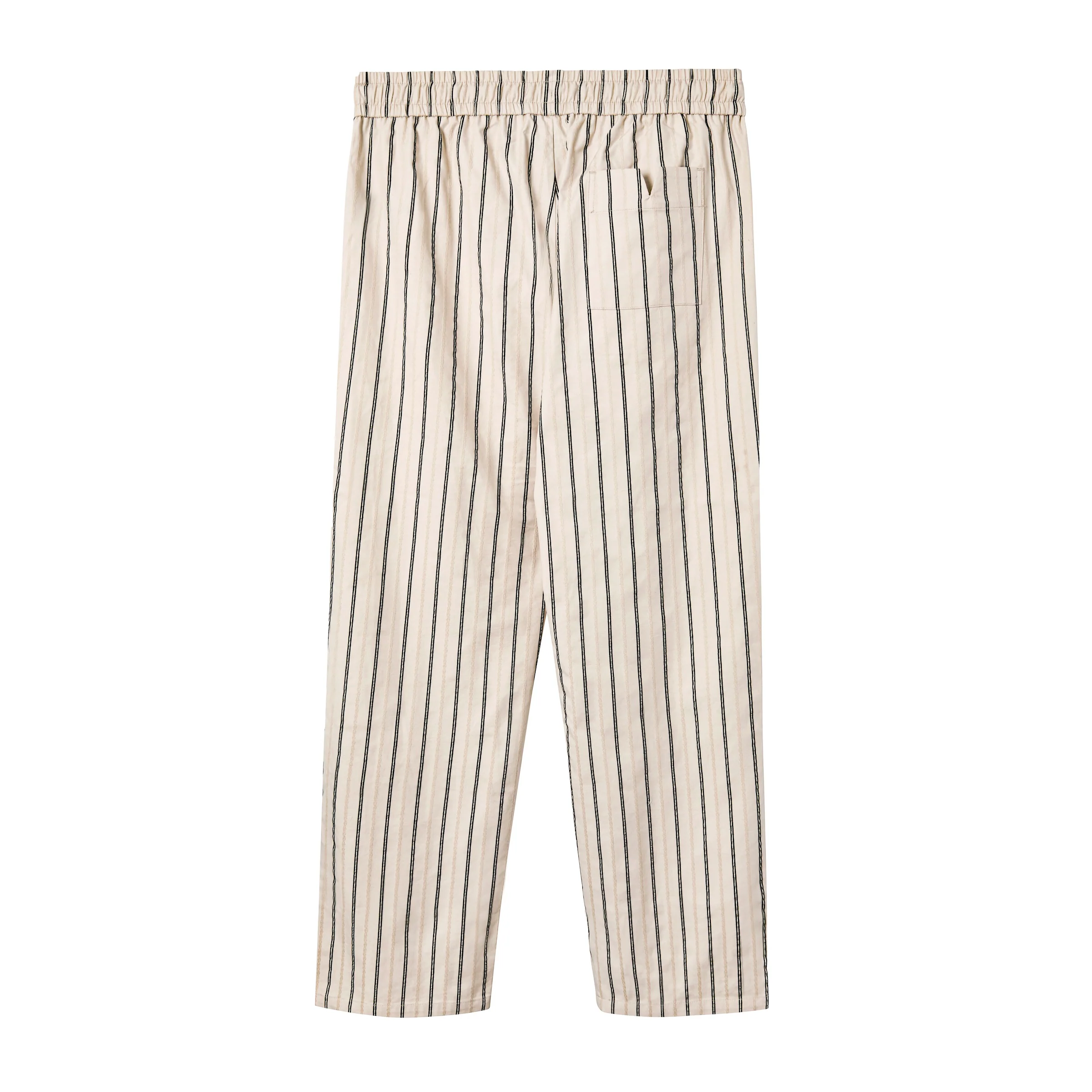 Easy-Going Pants (Beige Jacquard Stripe) - Image 3