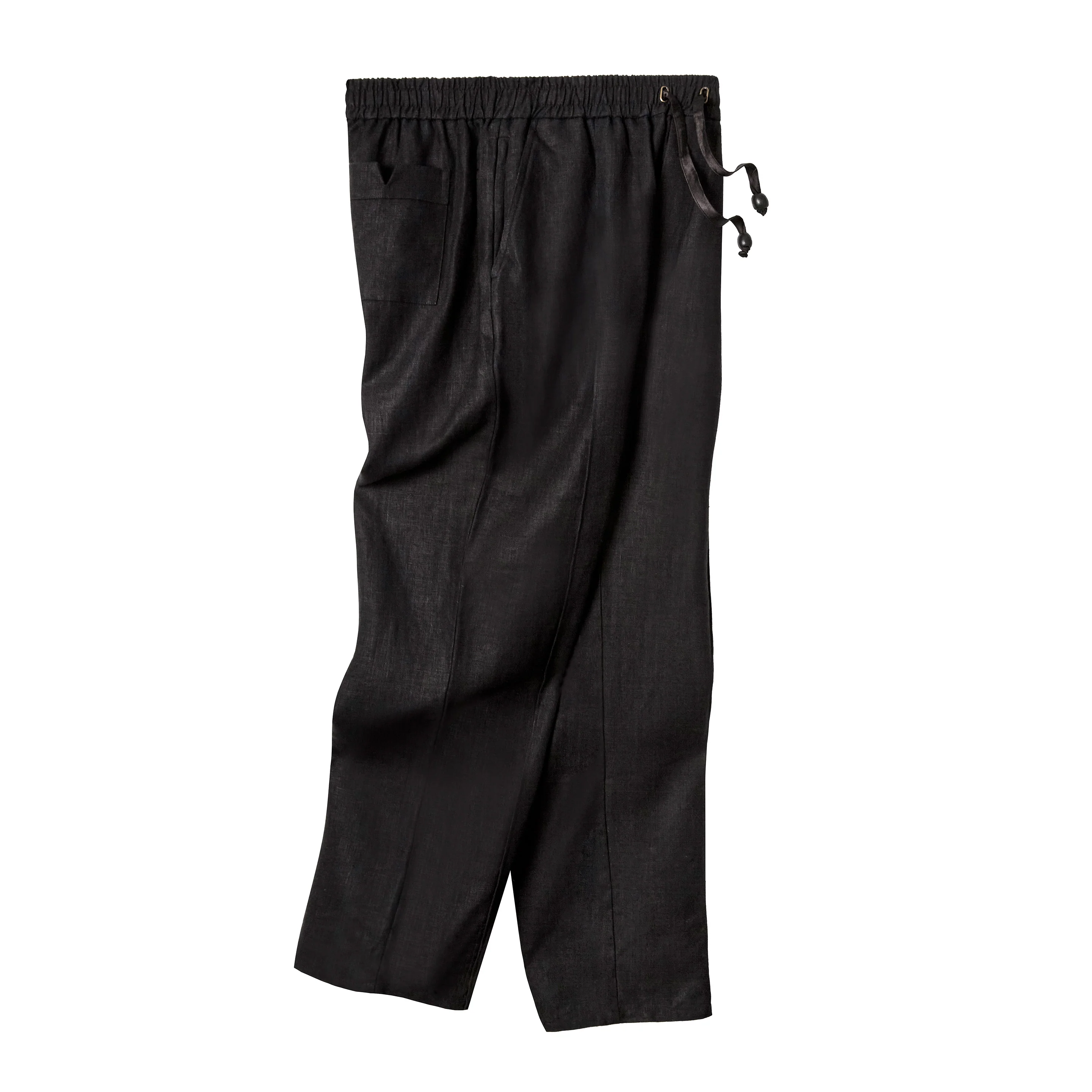 Easy-Going Pants (Black Linen) - Image 3