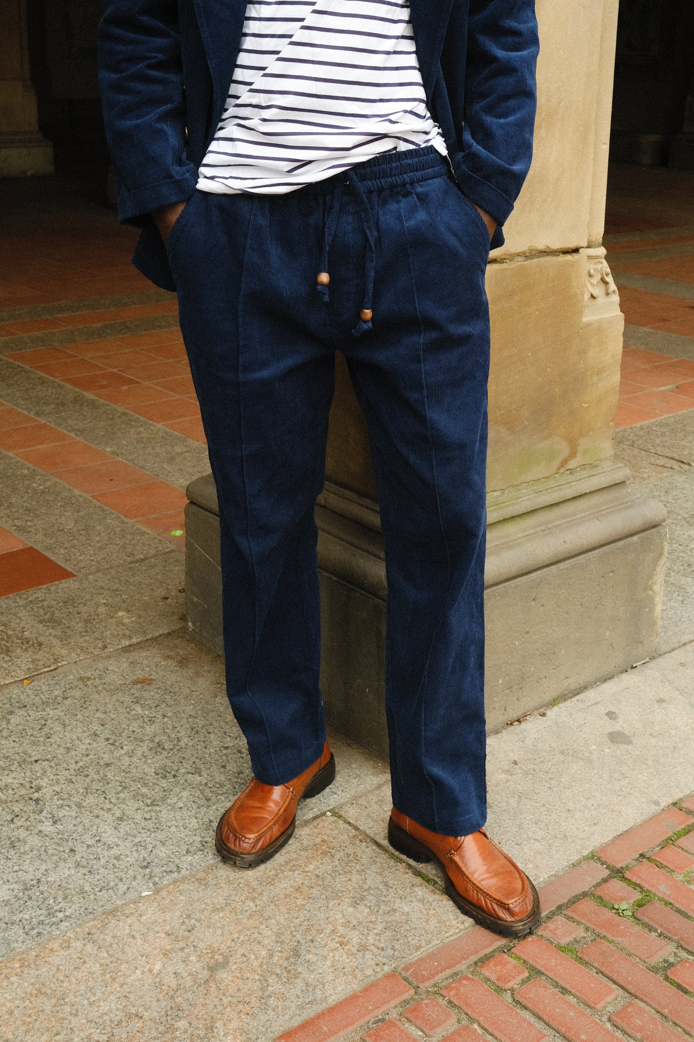Easy-Going Pants (Navy Corduroy) - Image 2