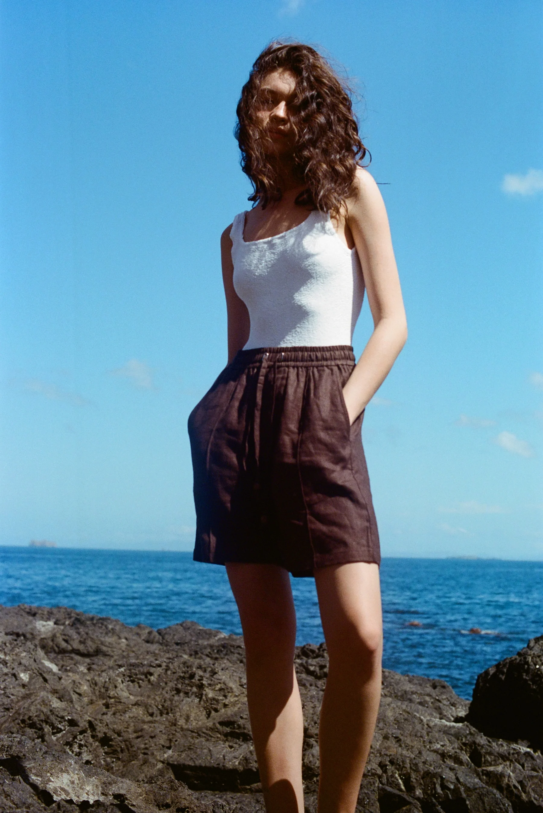 Easy-Going Shorts (Brown Linen) - Image 4