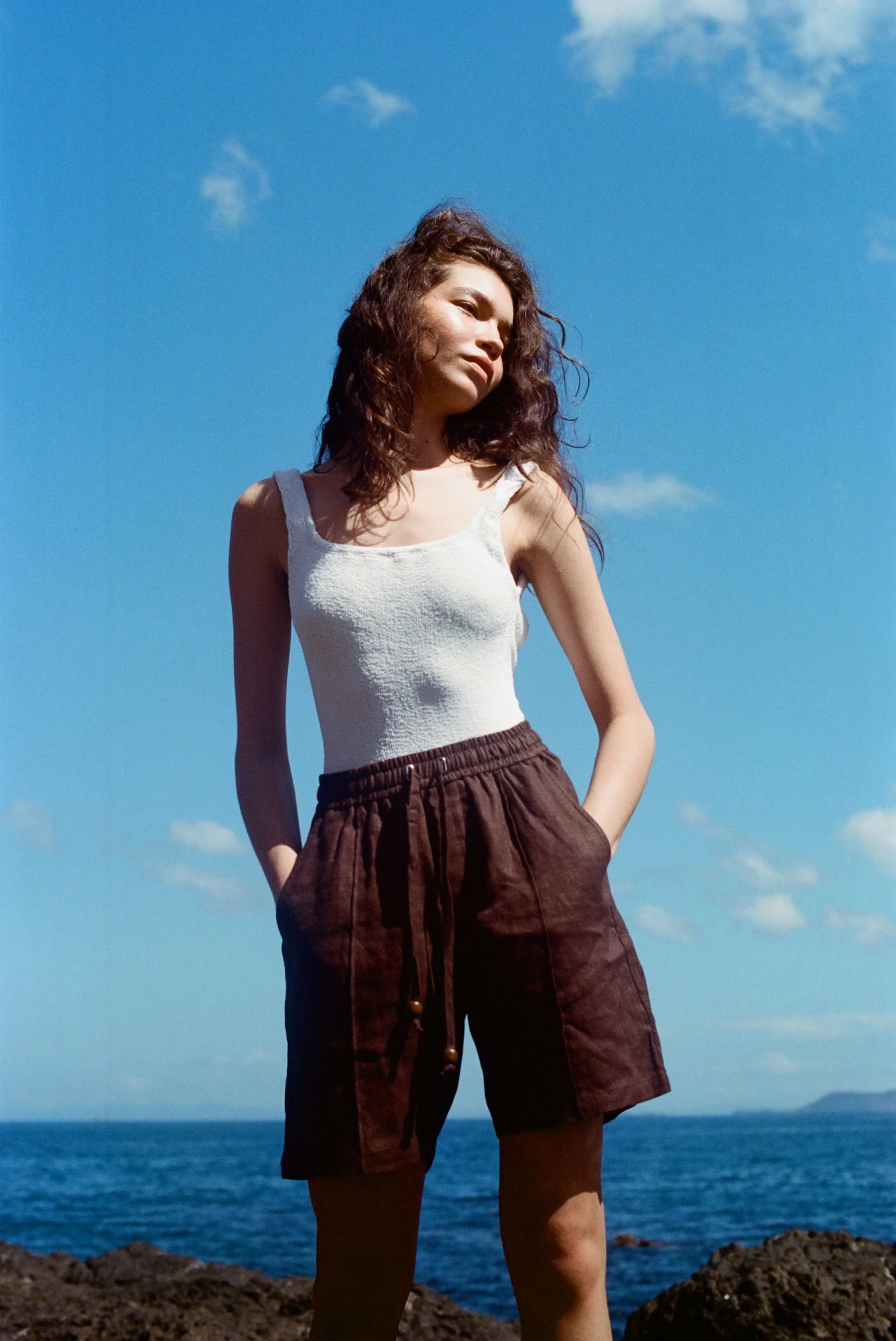 Easy-Going Shorts (Brown Linen) - Image 5