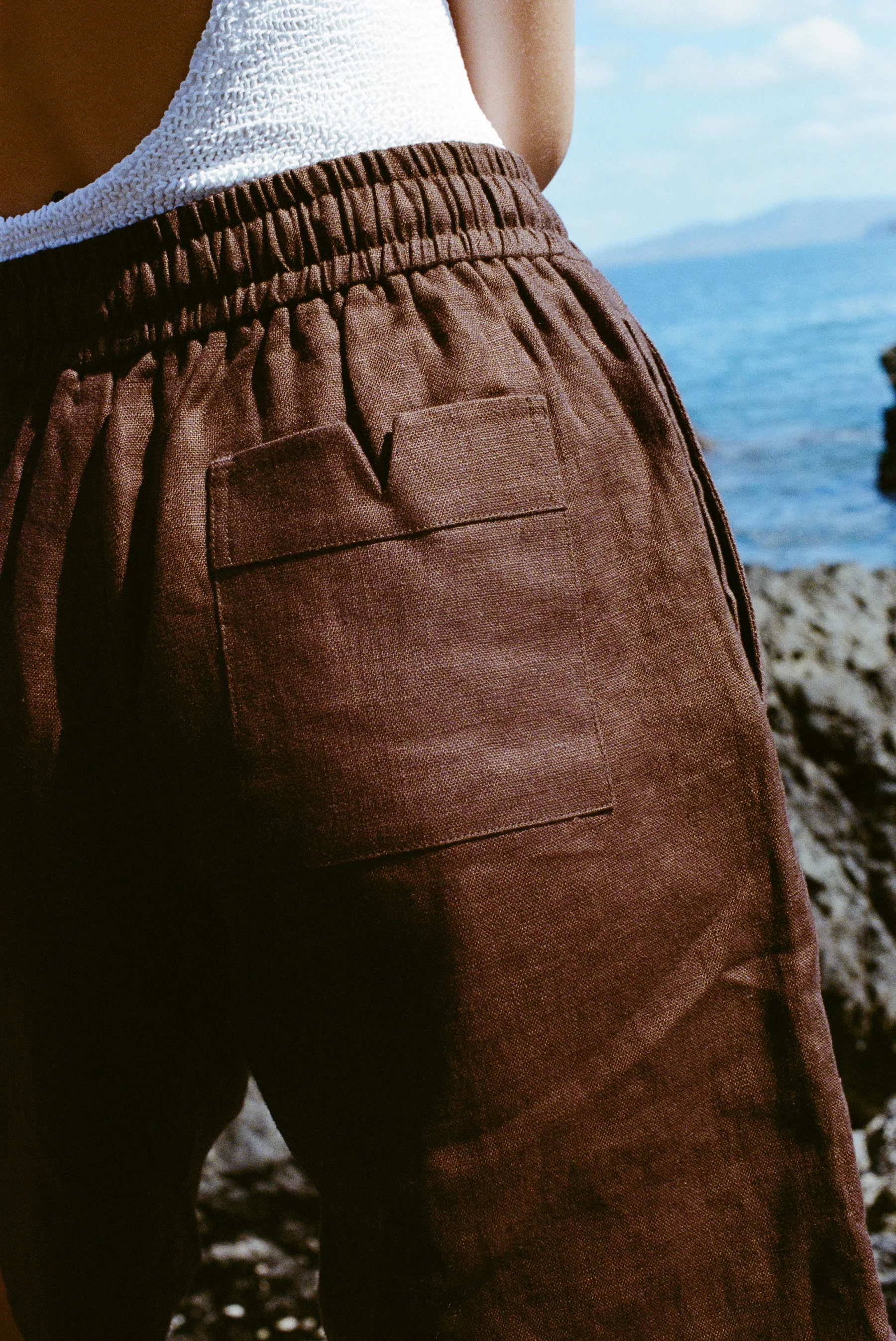 Easy-Going Shorts (Brown Linen) - Image 6
