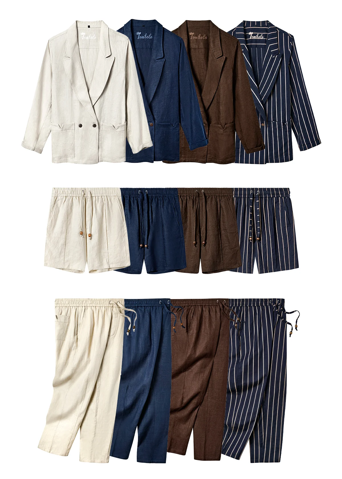 Easy-Going Shorts (Brown Linen) - Image 8
