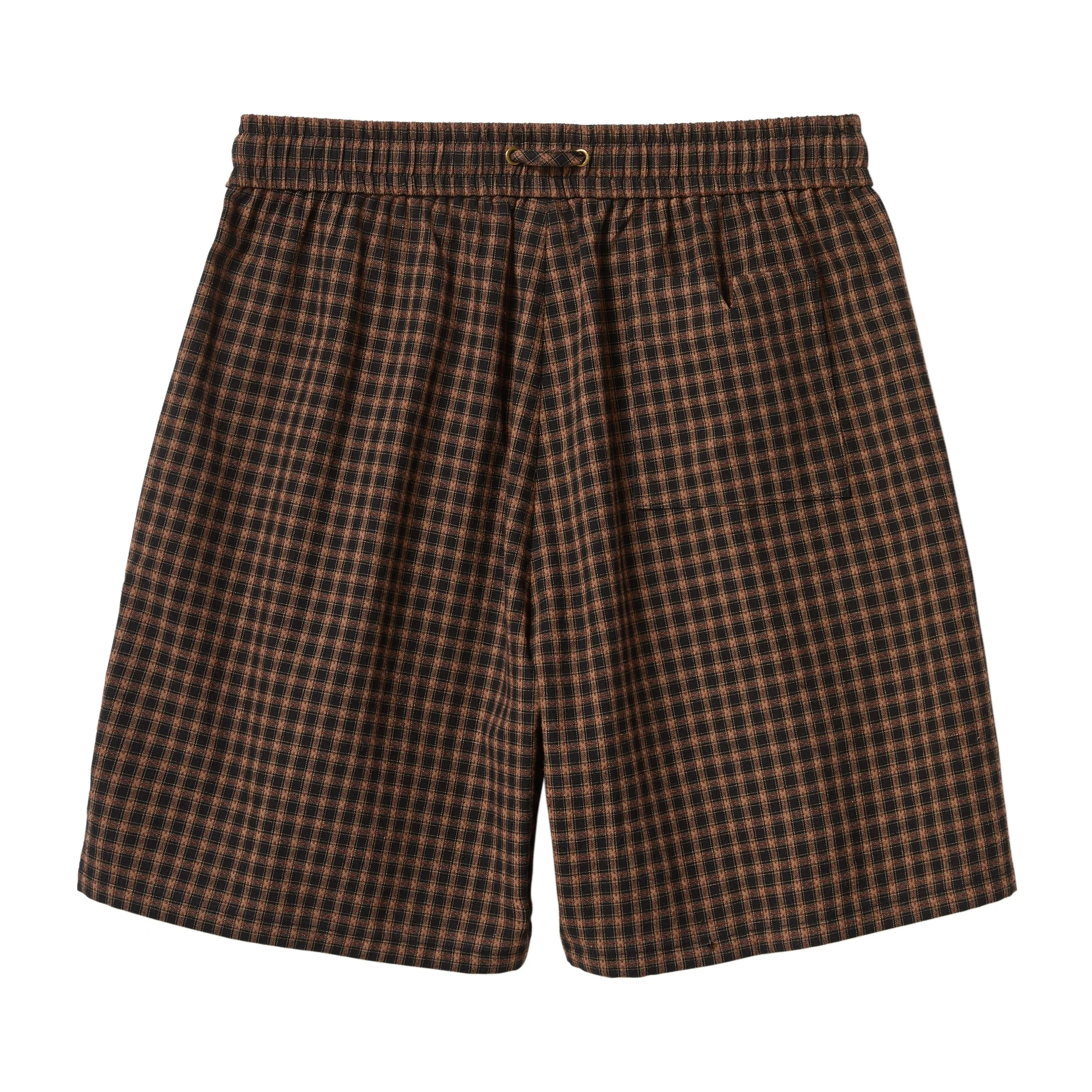 Easy-Going Shorts (Dark Brown Plaid) - Image 4