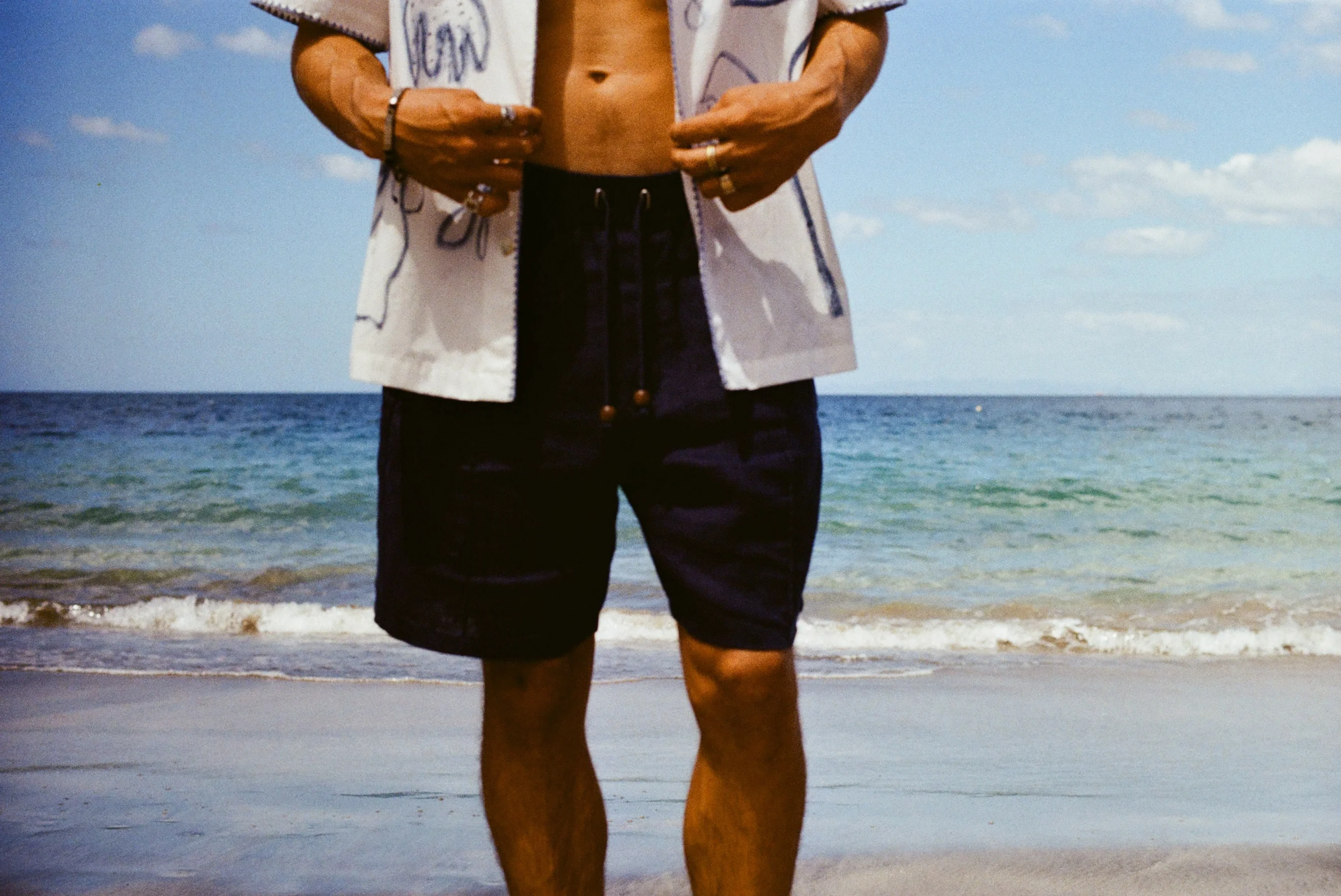 Easy-Going Shorts (Navy Linen) - Image 7