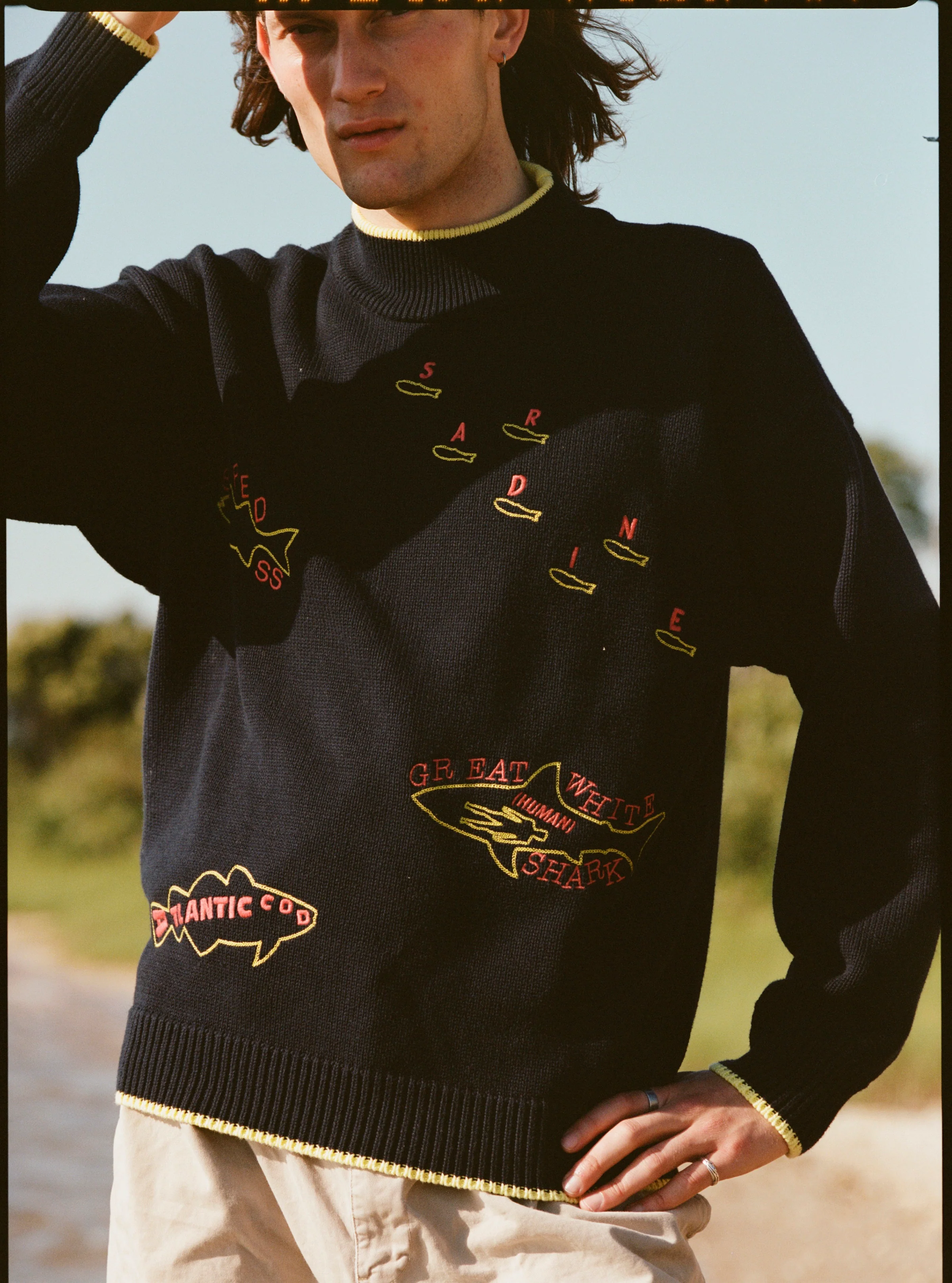 'Fishes of the North Atlantic' Sweater - Image 3
