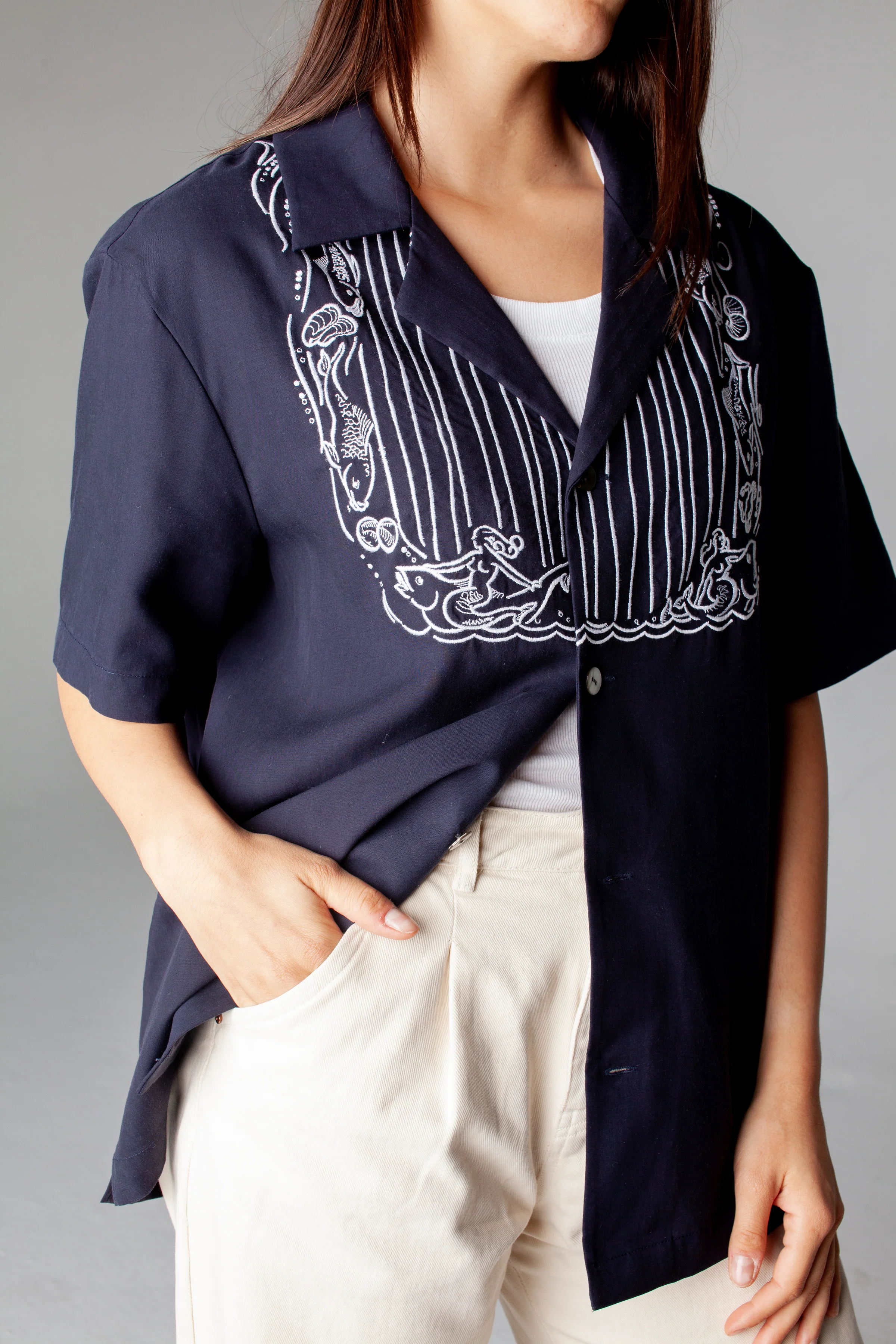 'Fruits de Mer' (Navy) - Image 6