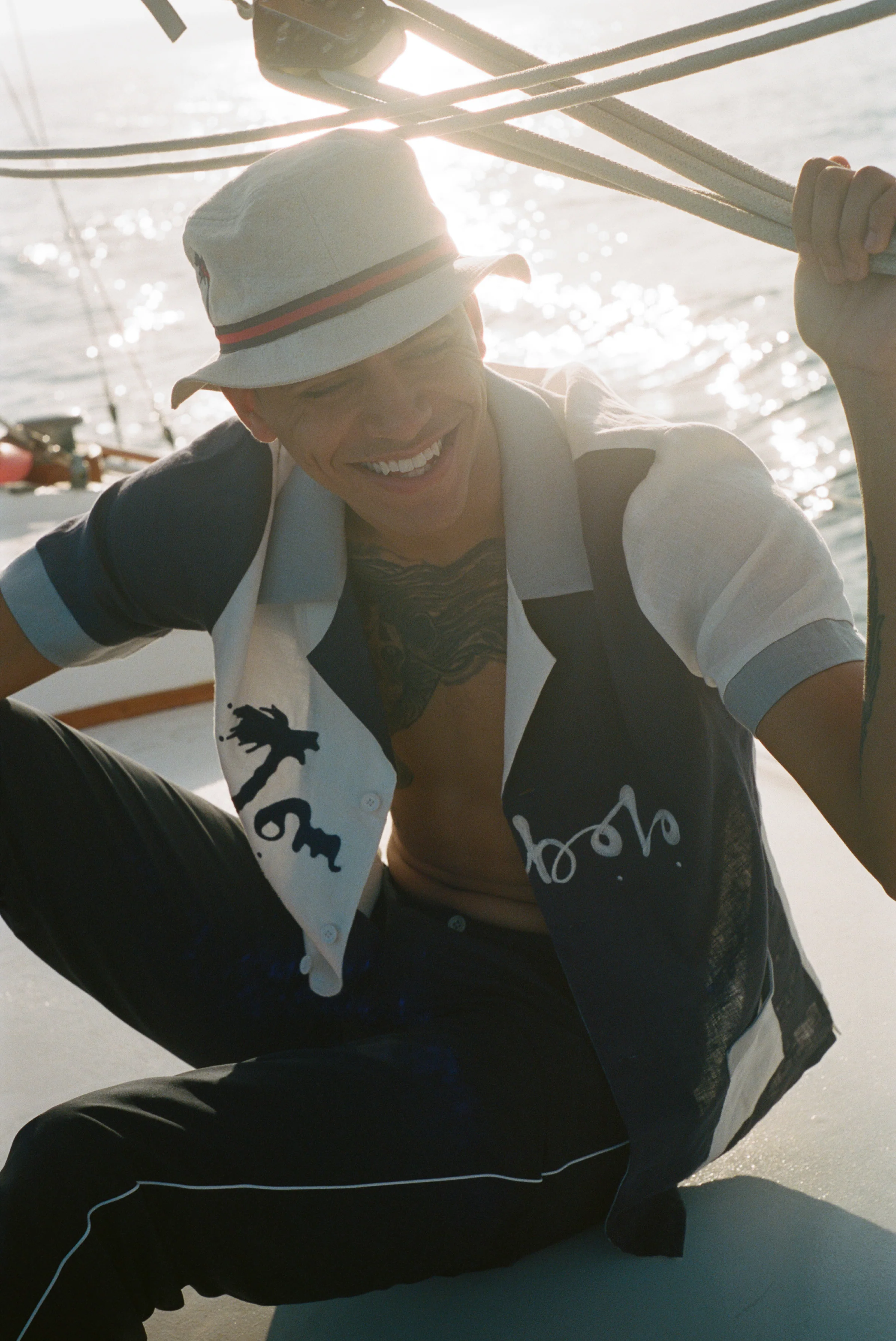 'Hello, My Name is Tombolo' Cabana (Linen) - Image 6