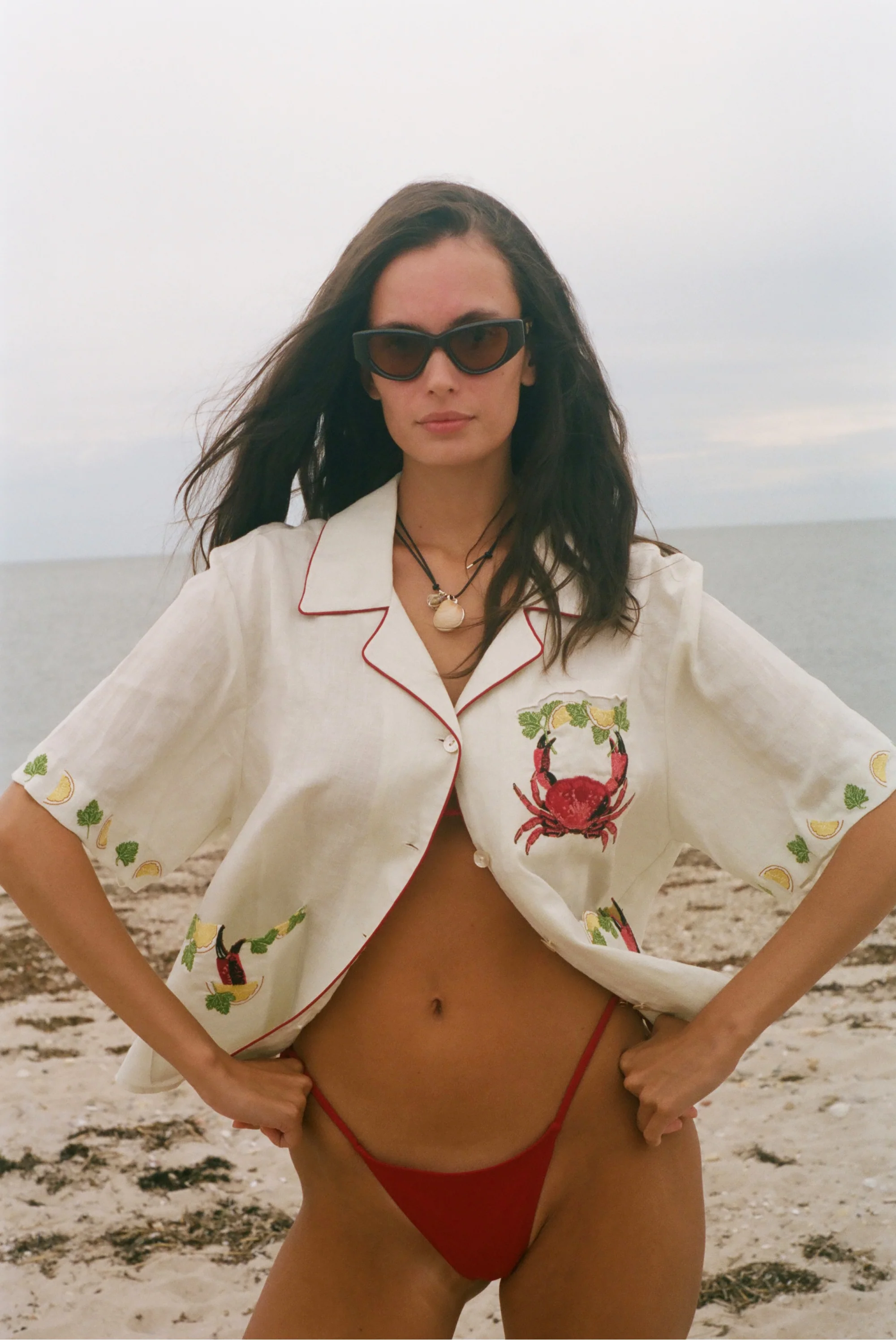 'Just a Pinch' Cabana ~ Relaxed Crop Cut - Image 5