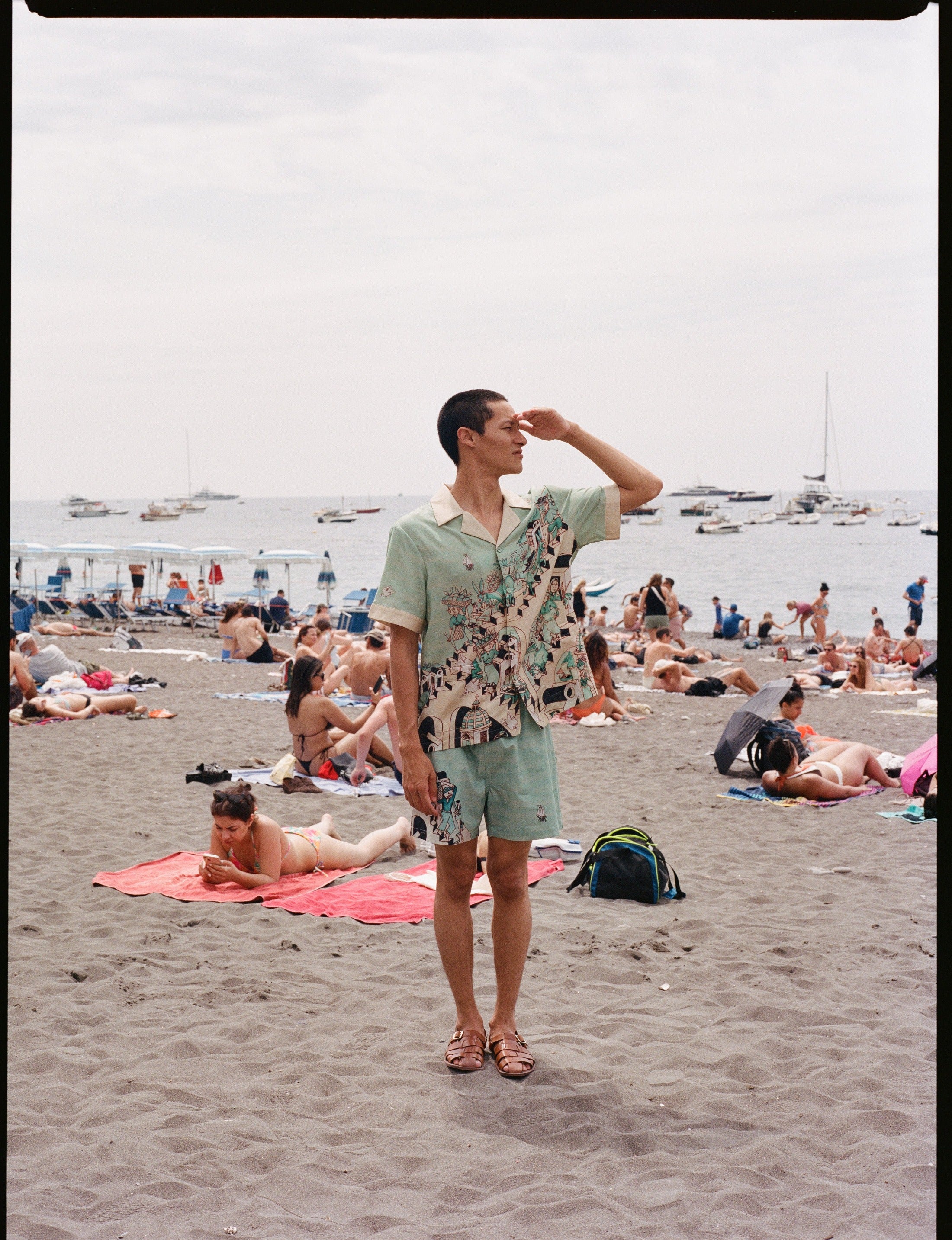 ‘Le Sirenuse’ by Lucio Liguori (Silk & Cotton Twill) - Image 16