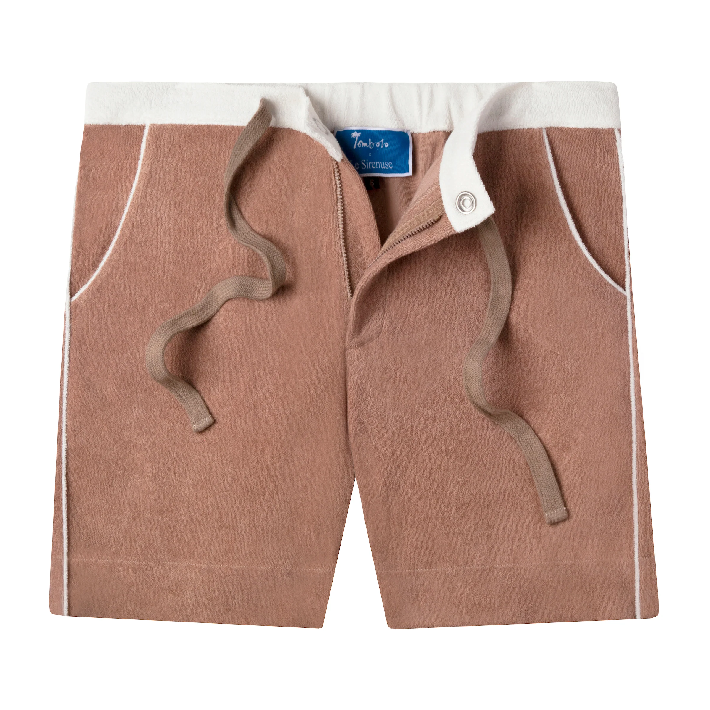 'Le Sirenuse' Cabana Shorts (Clay) - Image 2