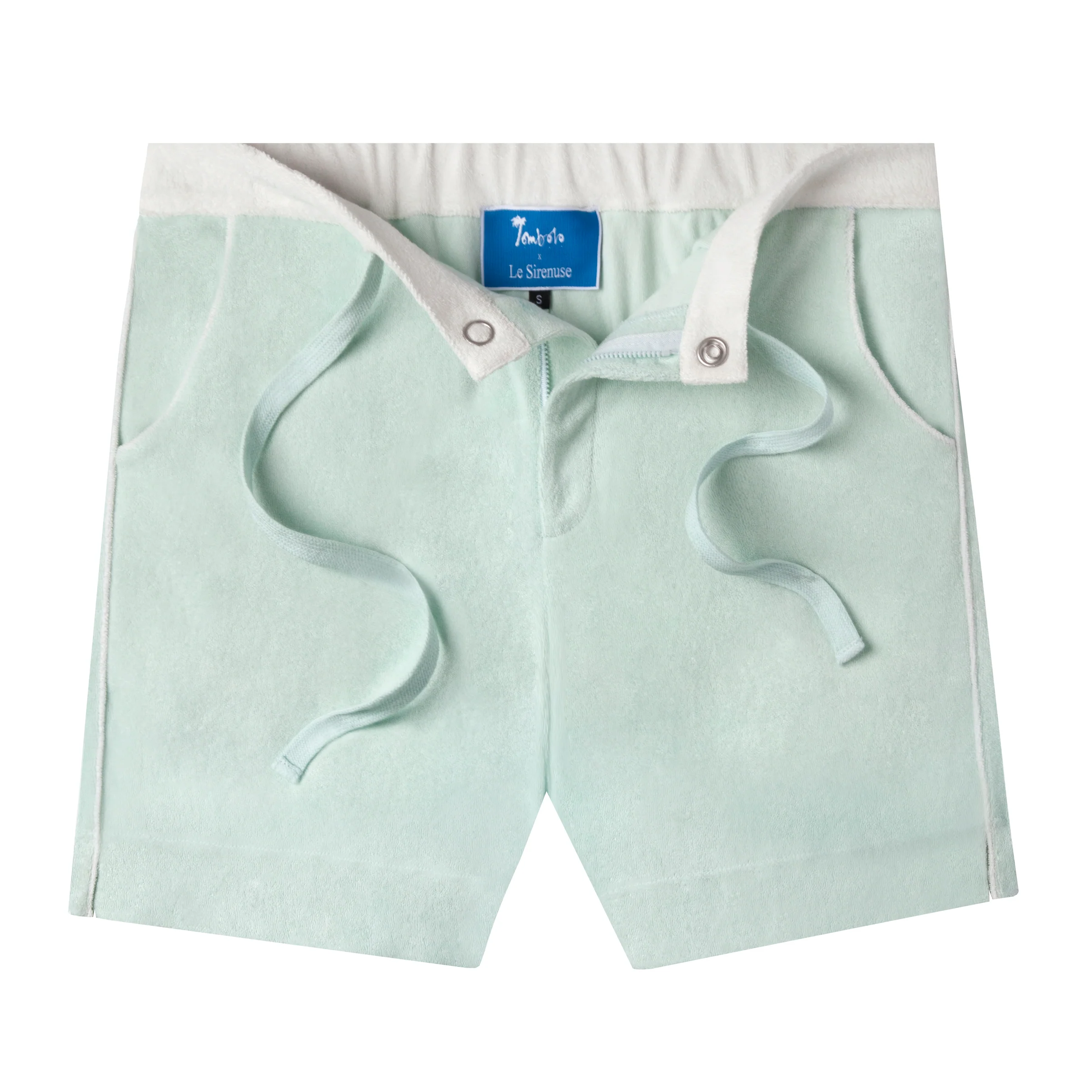 'Le Sirenuse' Cabana Shorts (Mint) - Image 2