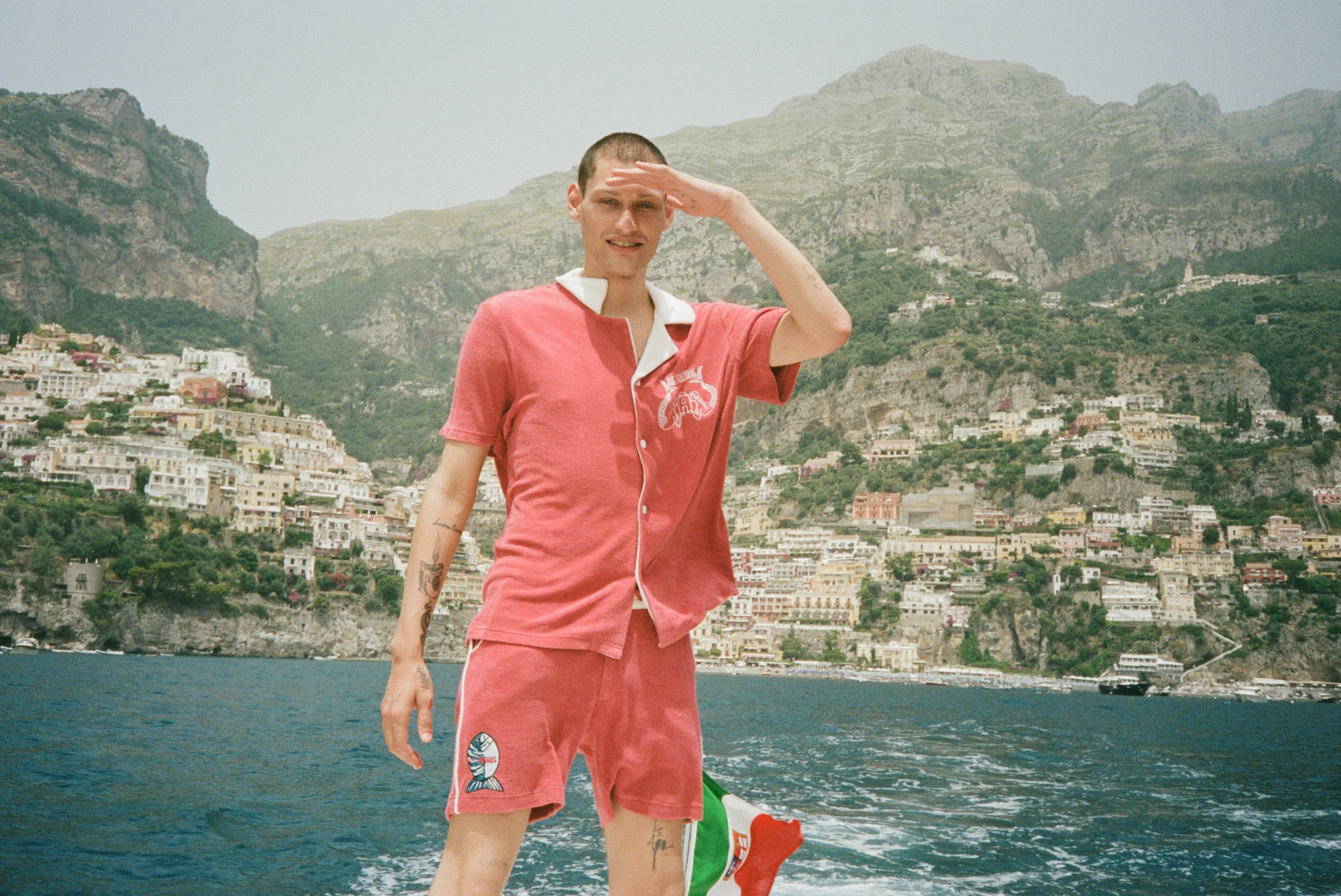 'Le Sirenuse' Classic Cabana (Pompeian Red) - Image 3