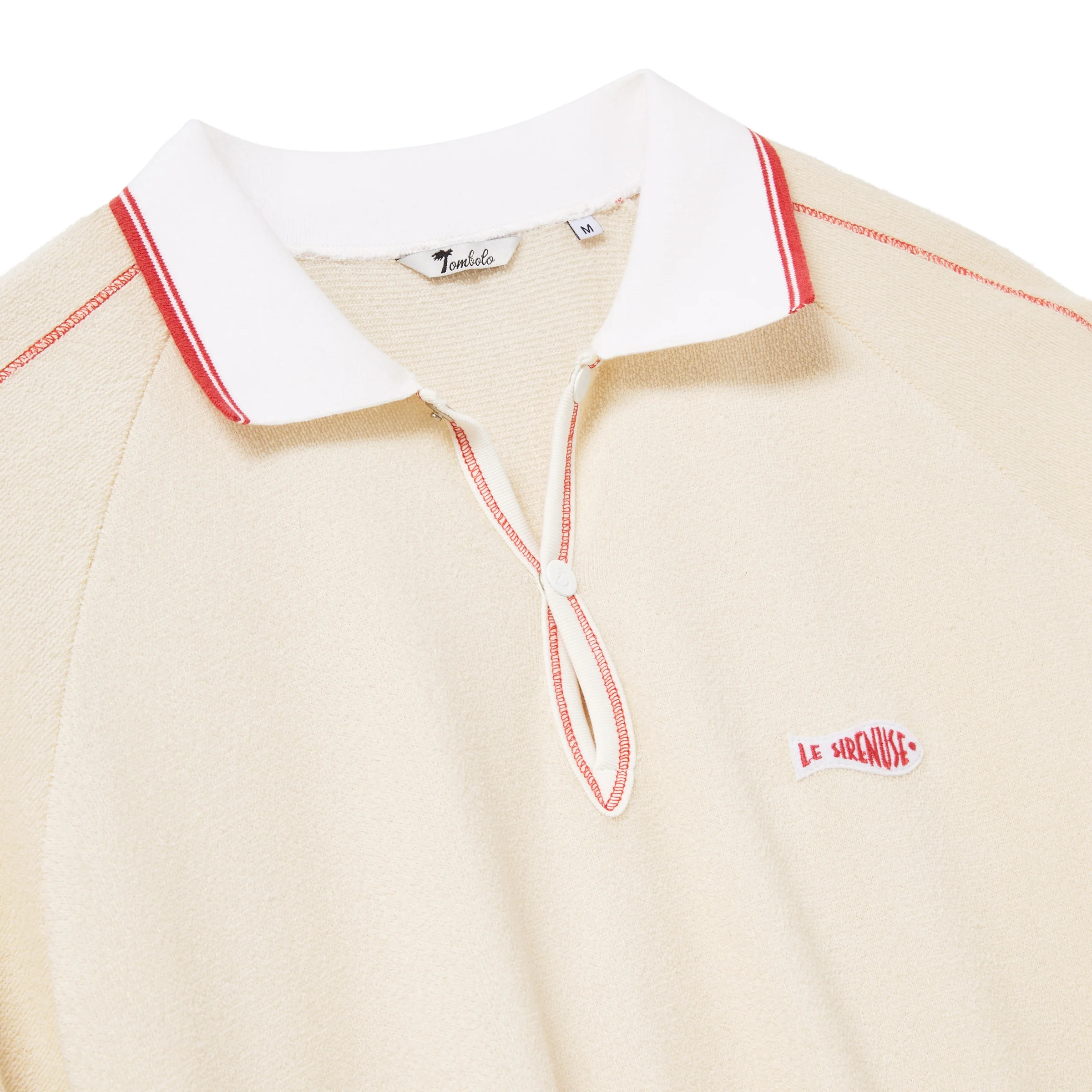 'Le Sirenuse' Guppy Raglan Terry Polo - Image 5