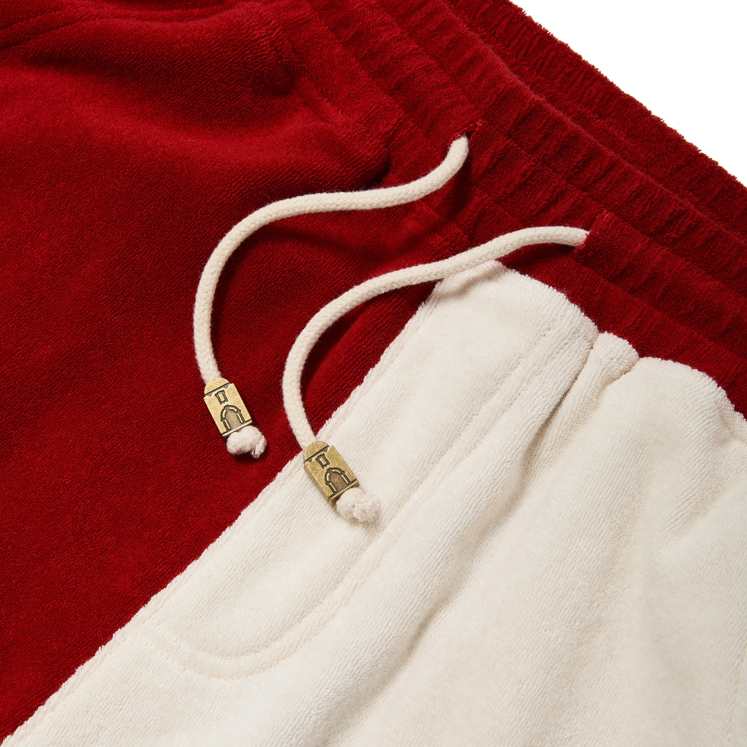 'Le Sirenuse' Late Checkout Cabana Shorts (Red) - Image 6