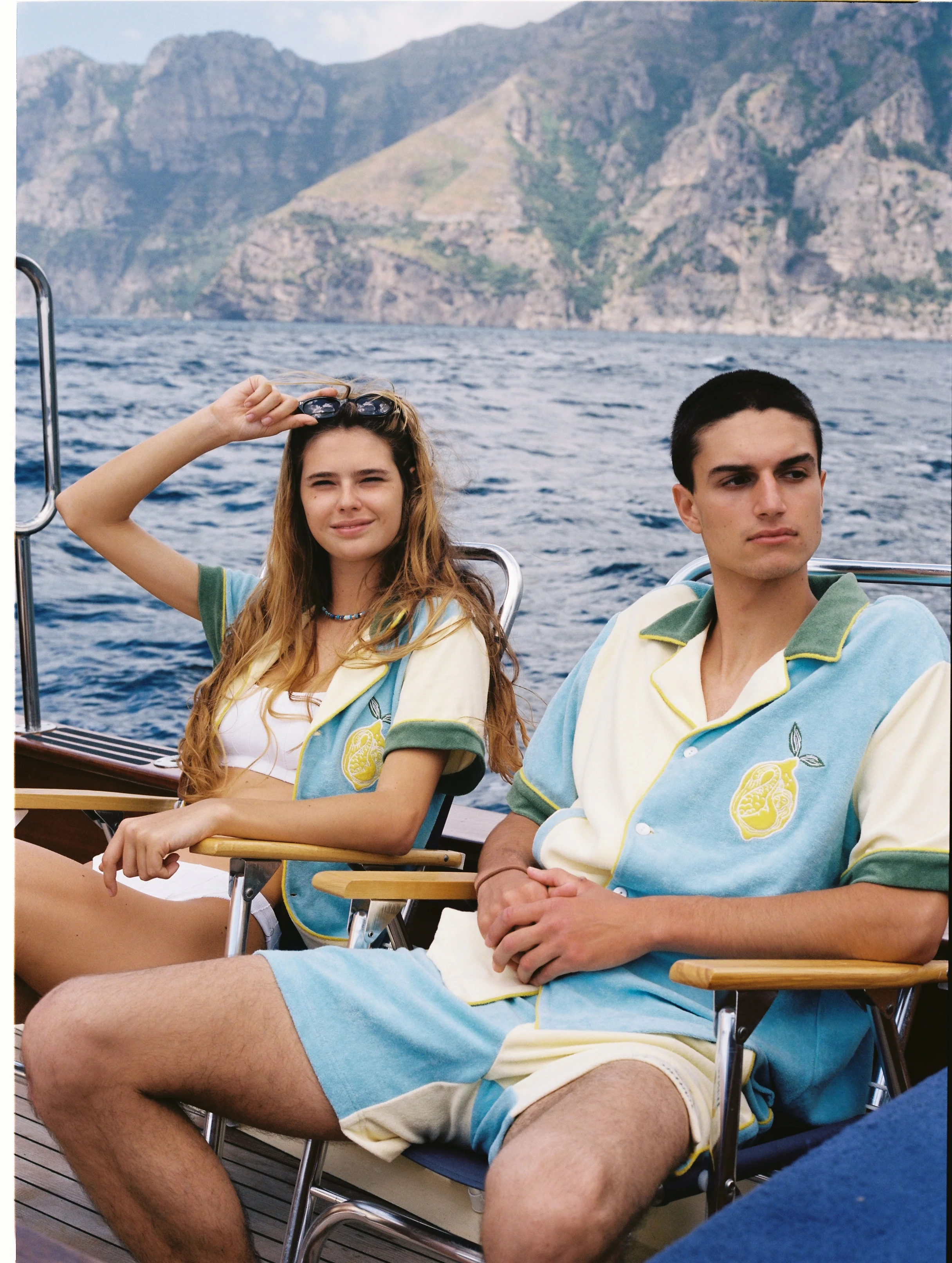 'Le Sirenuse' Limoncello Cabana (Color Block) - Image 14