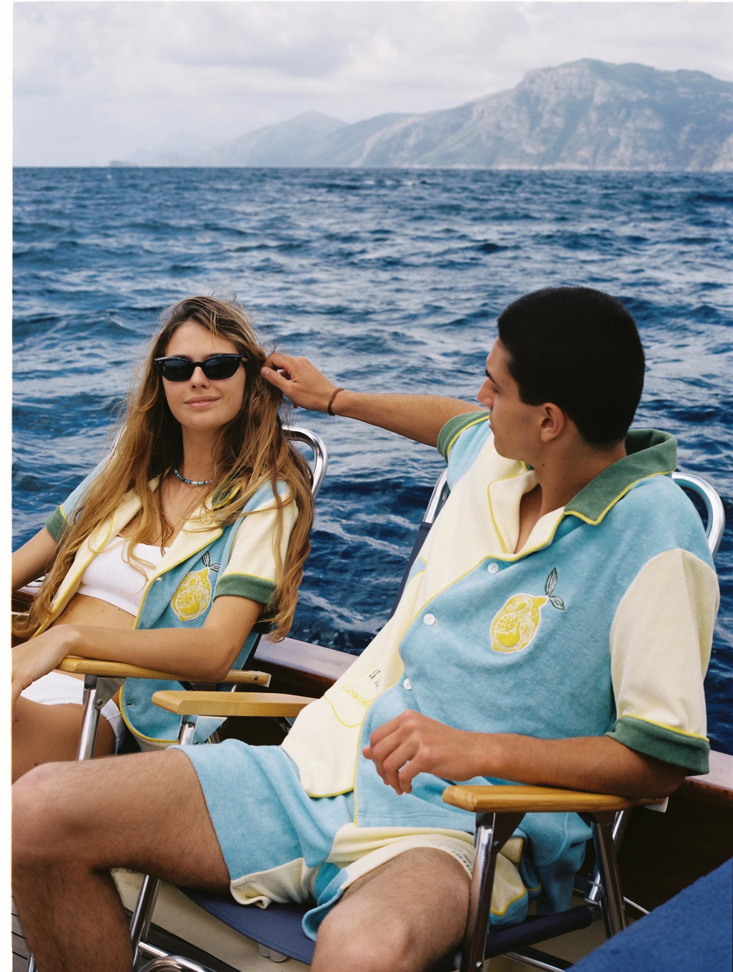 'Le Sirenuse' Limoncello Cabana (Color Block) - Image 5