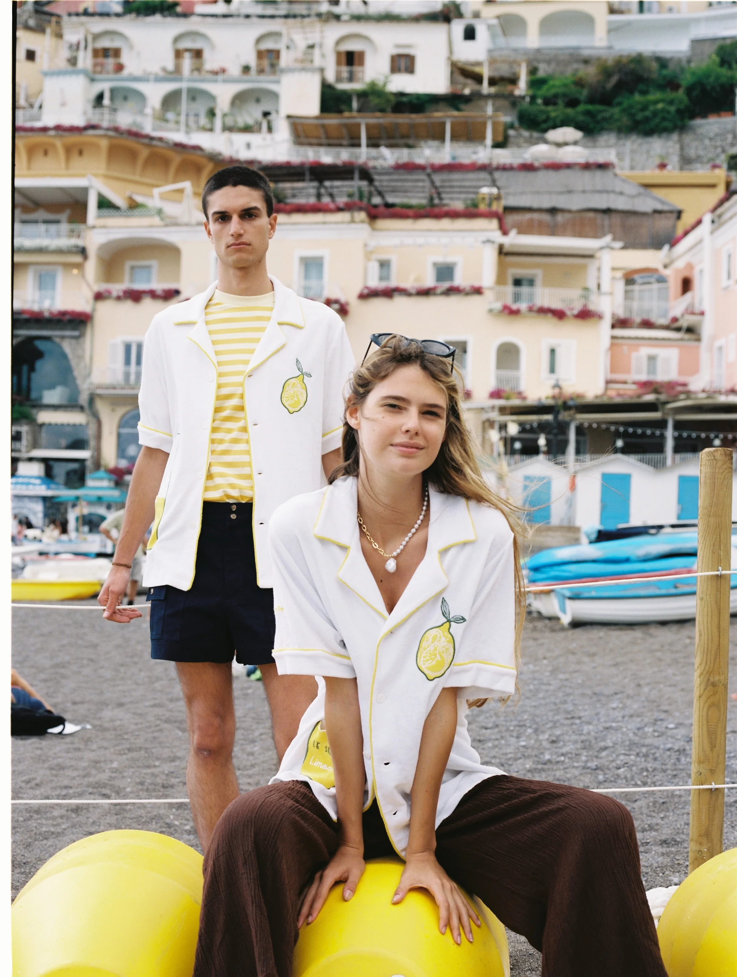 'Le Sirenuse' Limoncello Cabana (White) - Image 6