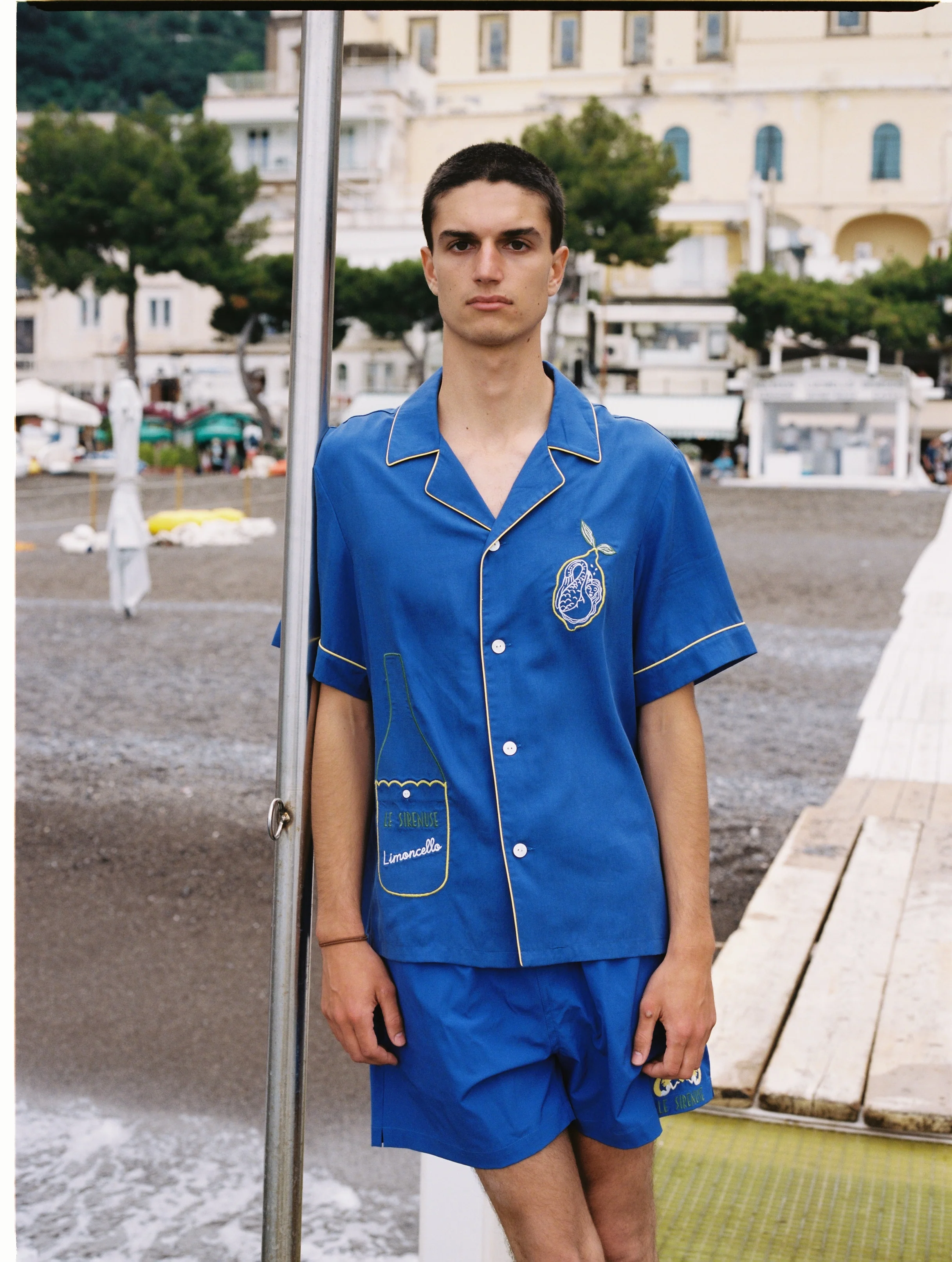 'Le Sirenuse' Limoncello Swim Trunks - Image 4