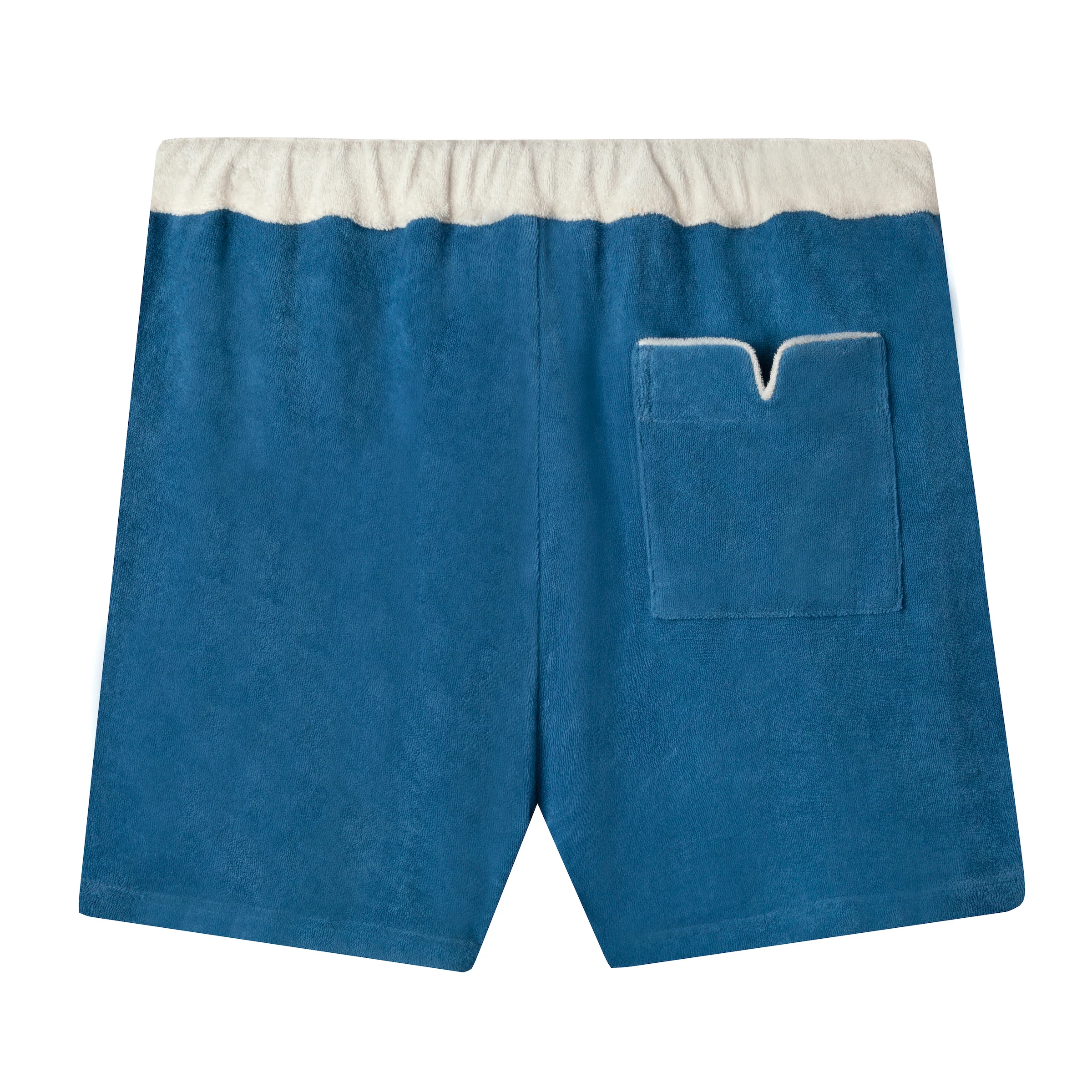 'Le Sirenuse' Pop-On Shorts (Mediterranean Blue) - Image 5