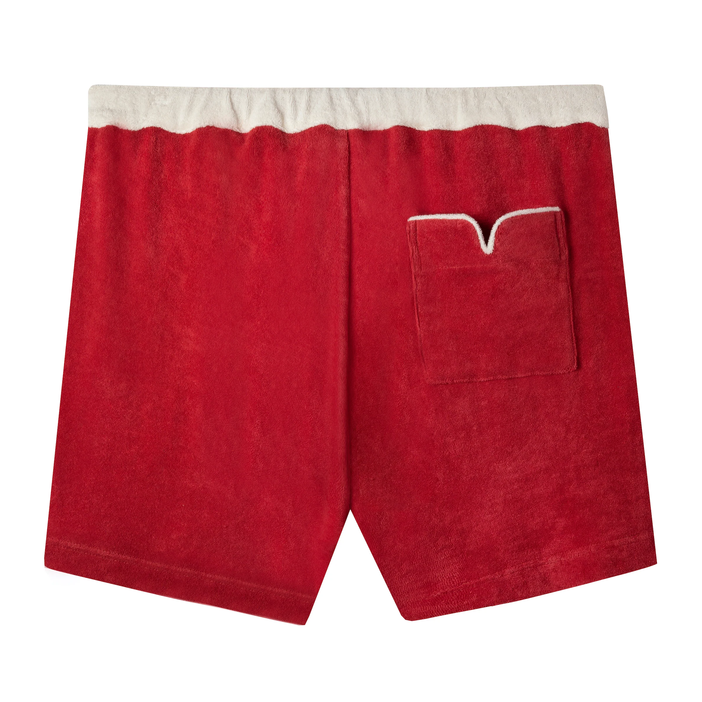 'Le Sirenuse' Pop-On Shorts (Pompeian Red) - Image 4