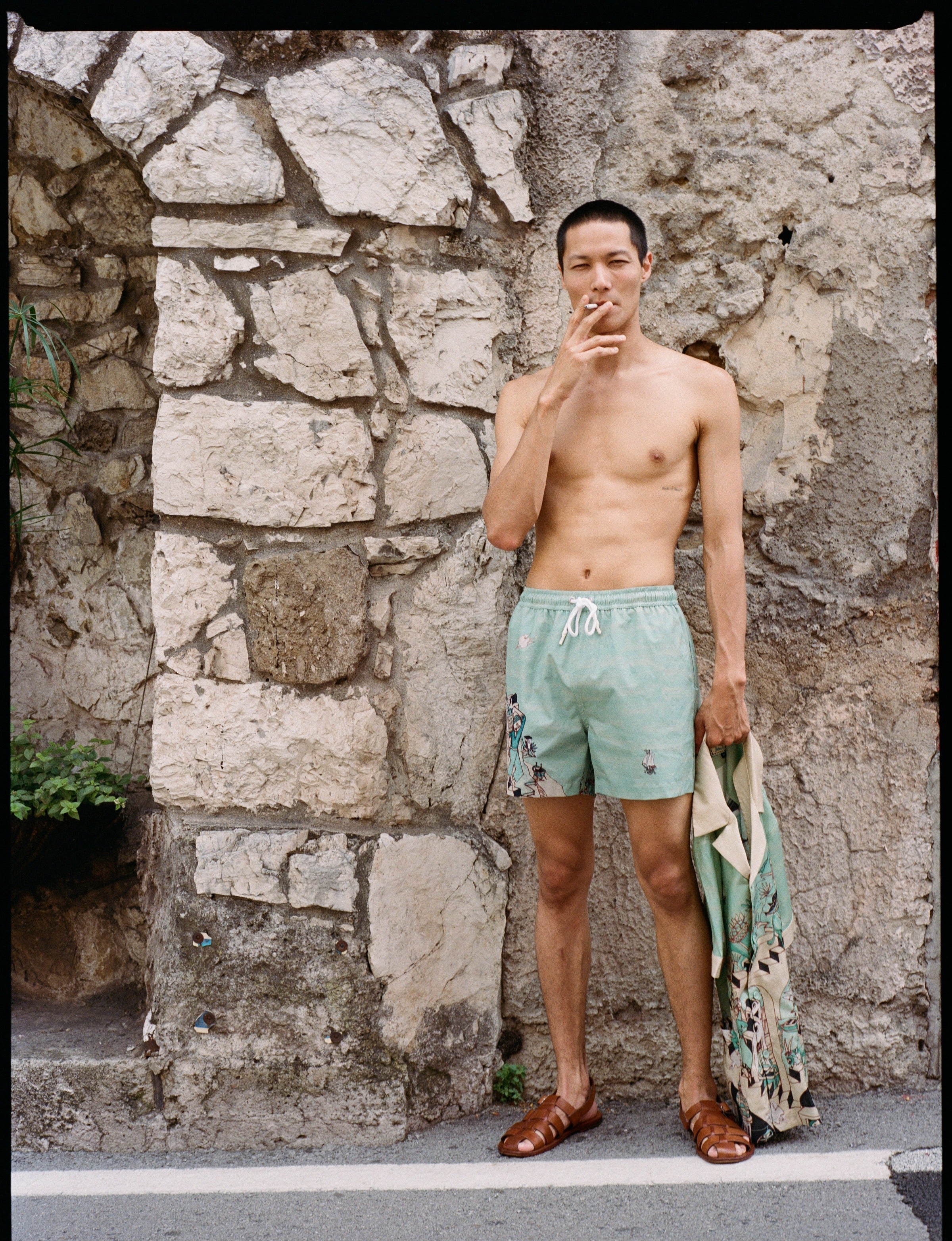 ‘Le Sirenuse’ Swim Trunks by Lucio Liguori - Image 3