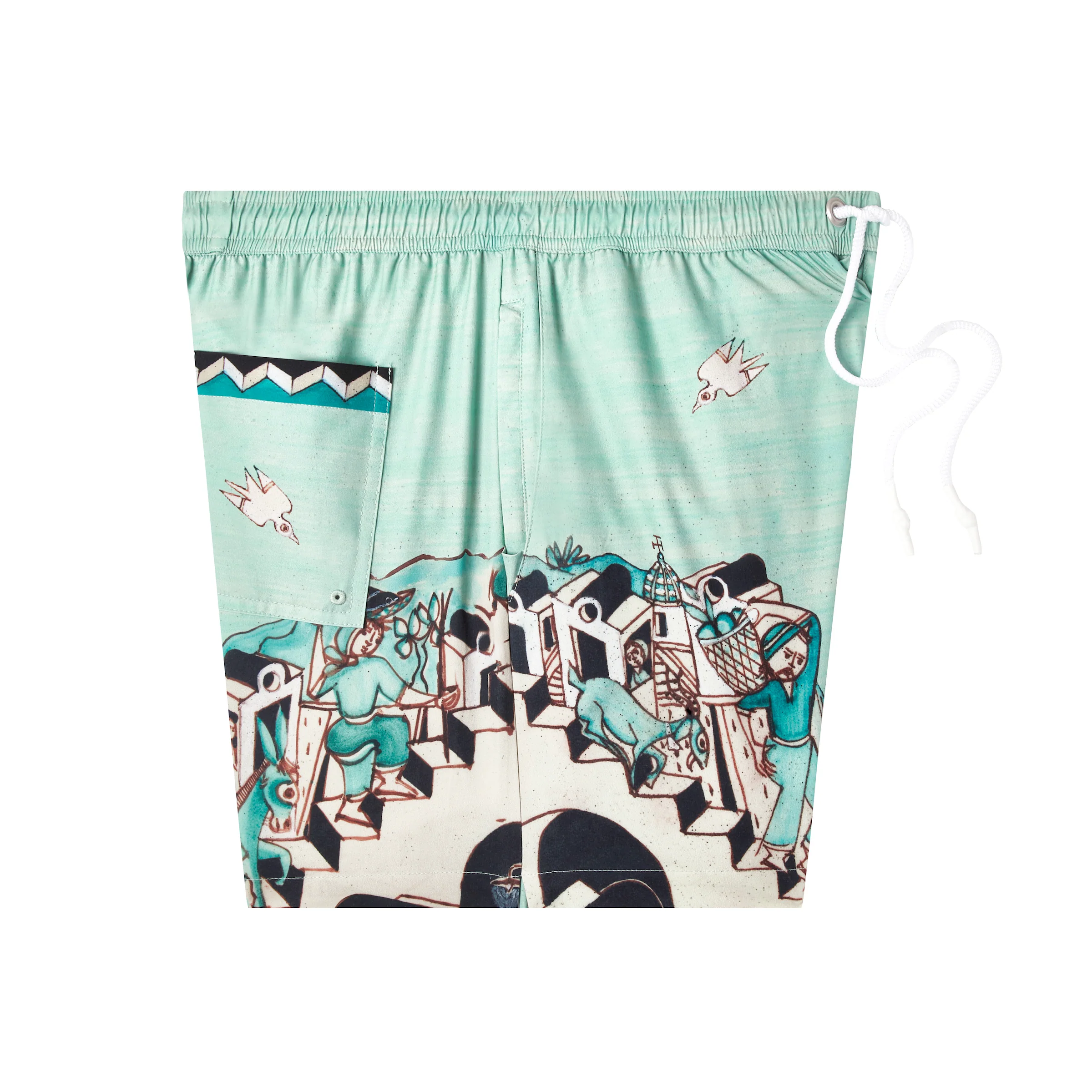 ‘Le Sirenuse’ Swim Trunks by Lucio Liguori - Image 7