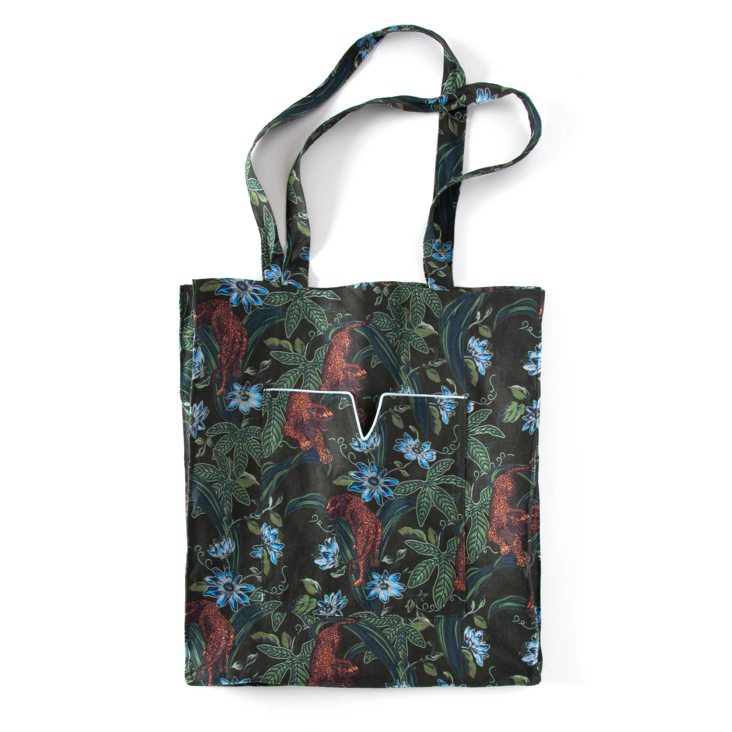 Lurking Jaguar - Tote Bag (Green) - Image 2