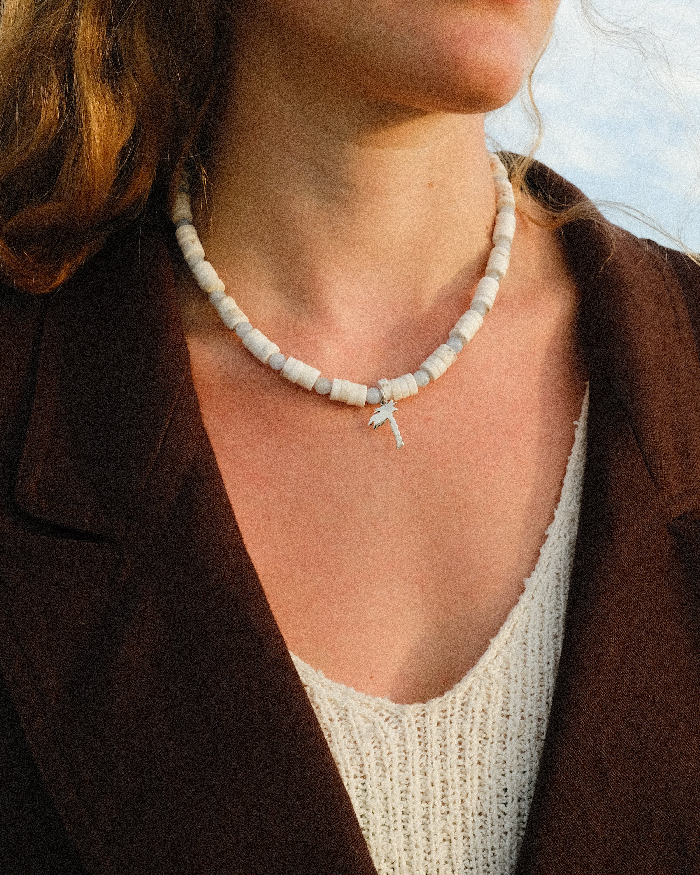 Odissea x Tombolo Necklace (Aquamarine) - Image 5