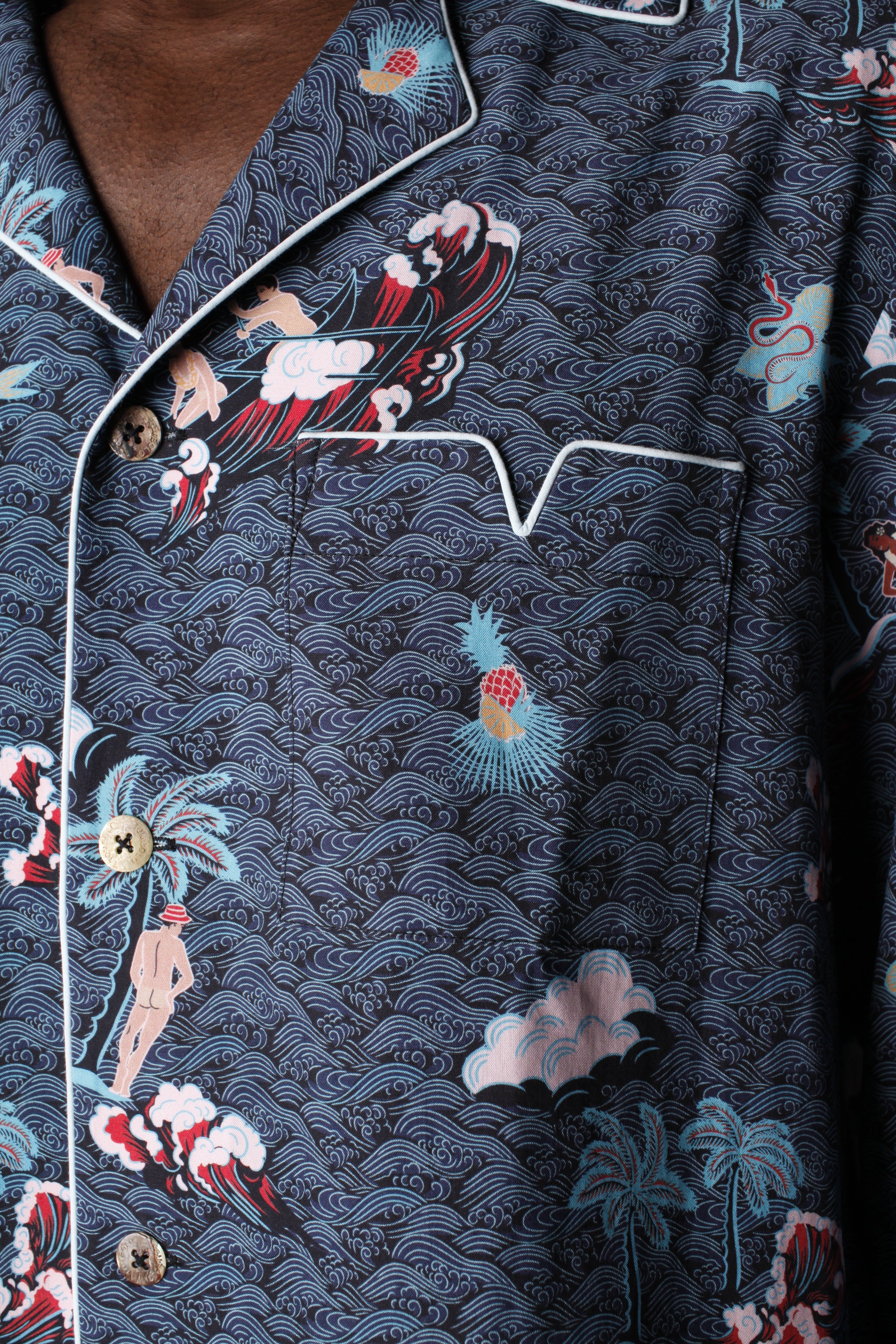 Playa of Eden (Navy) (Long-Sleeve) - Image 3