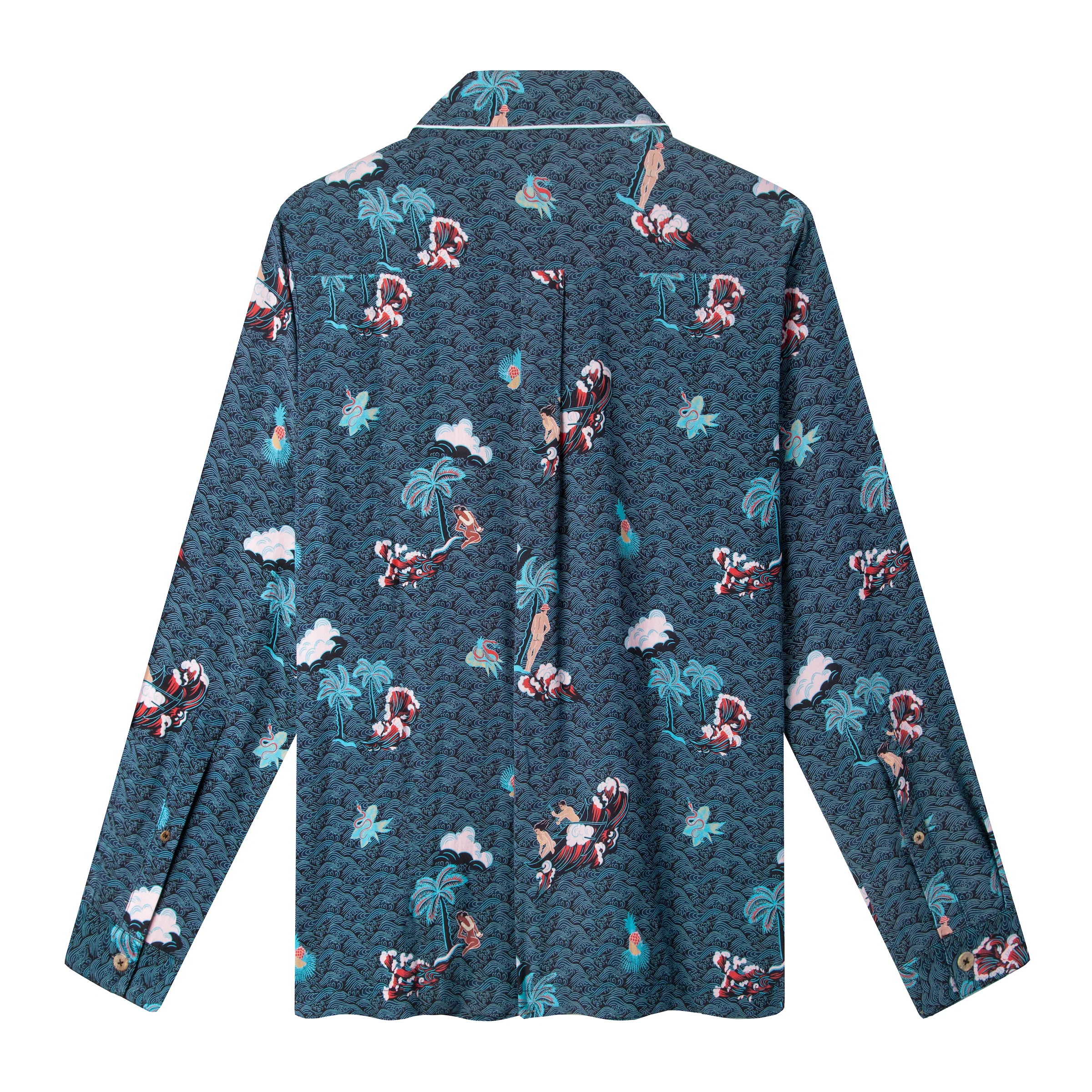Playa of Eden (Navy) (Long-Sleeve) - Image 6