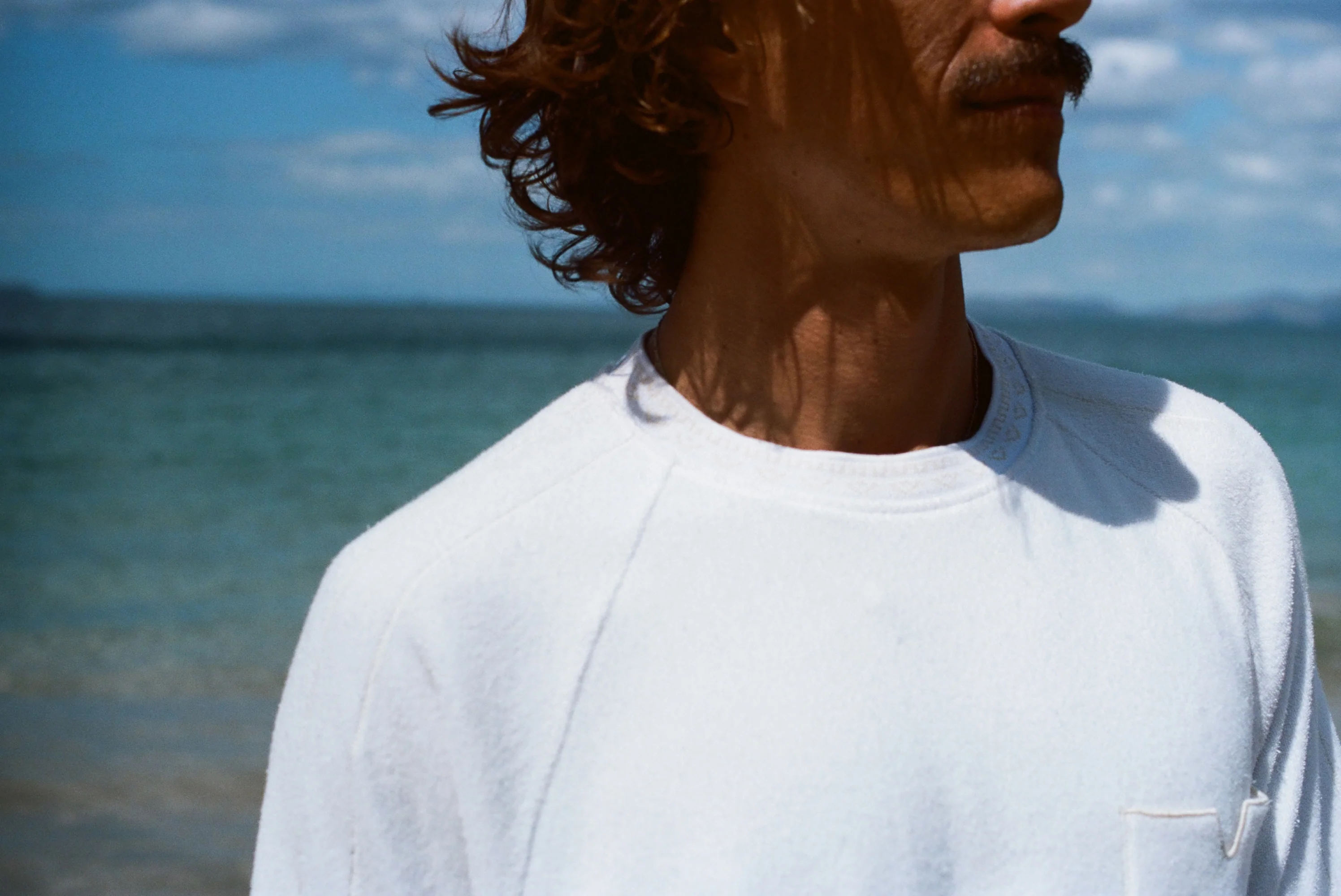 Raglan Terry Tee (White) - Image 9